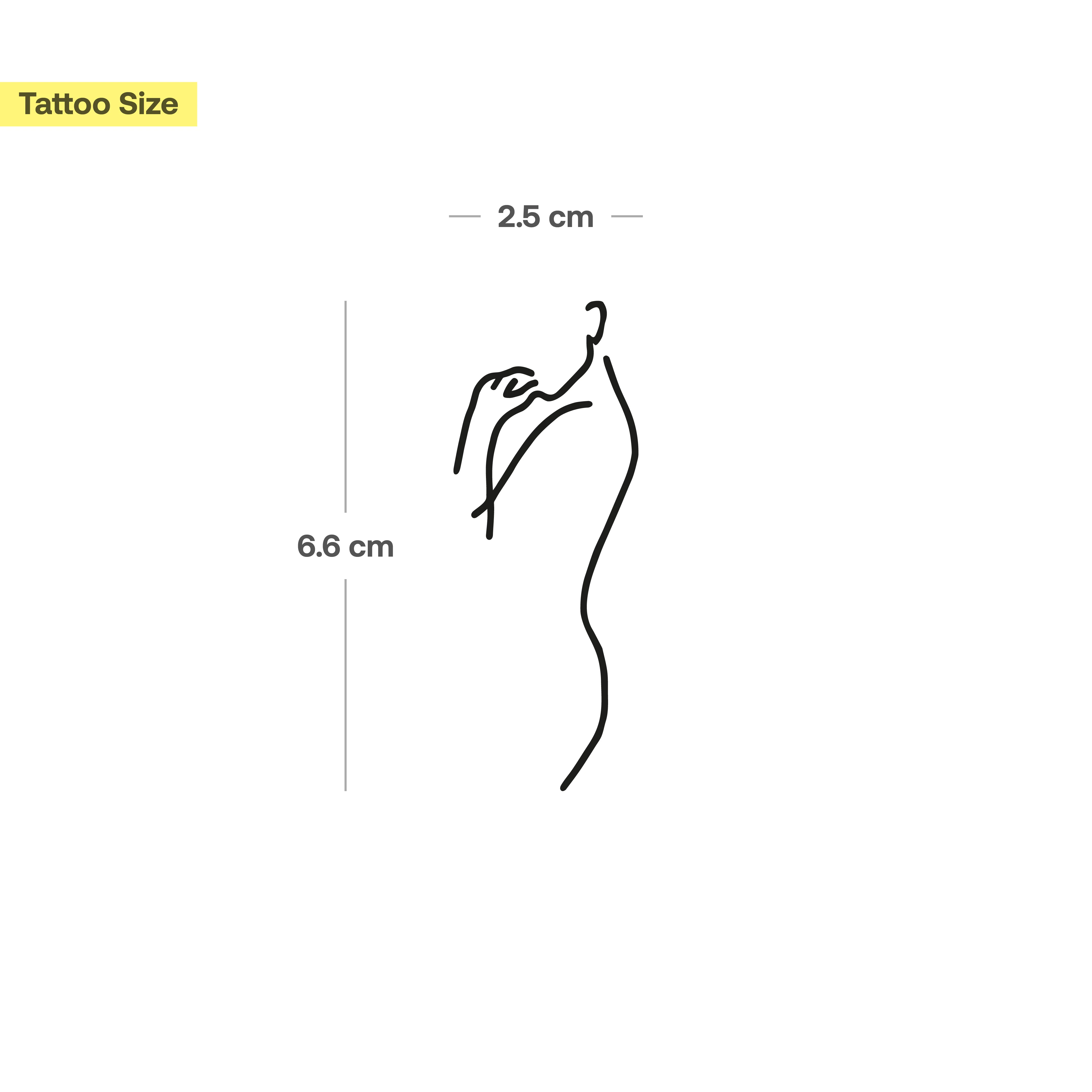 Tatouage silhouette abstraite  - Image 3