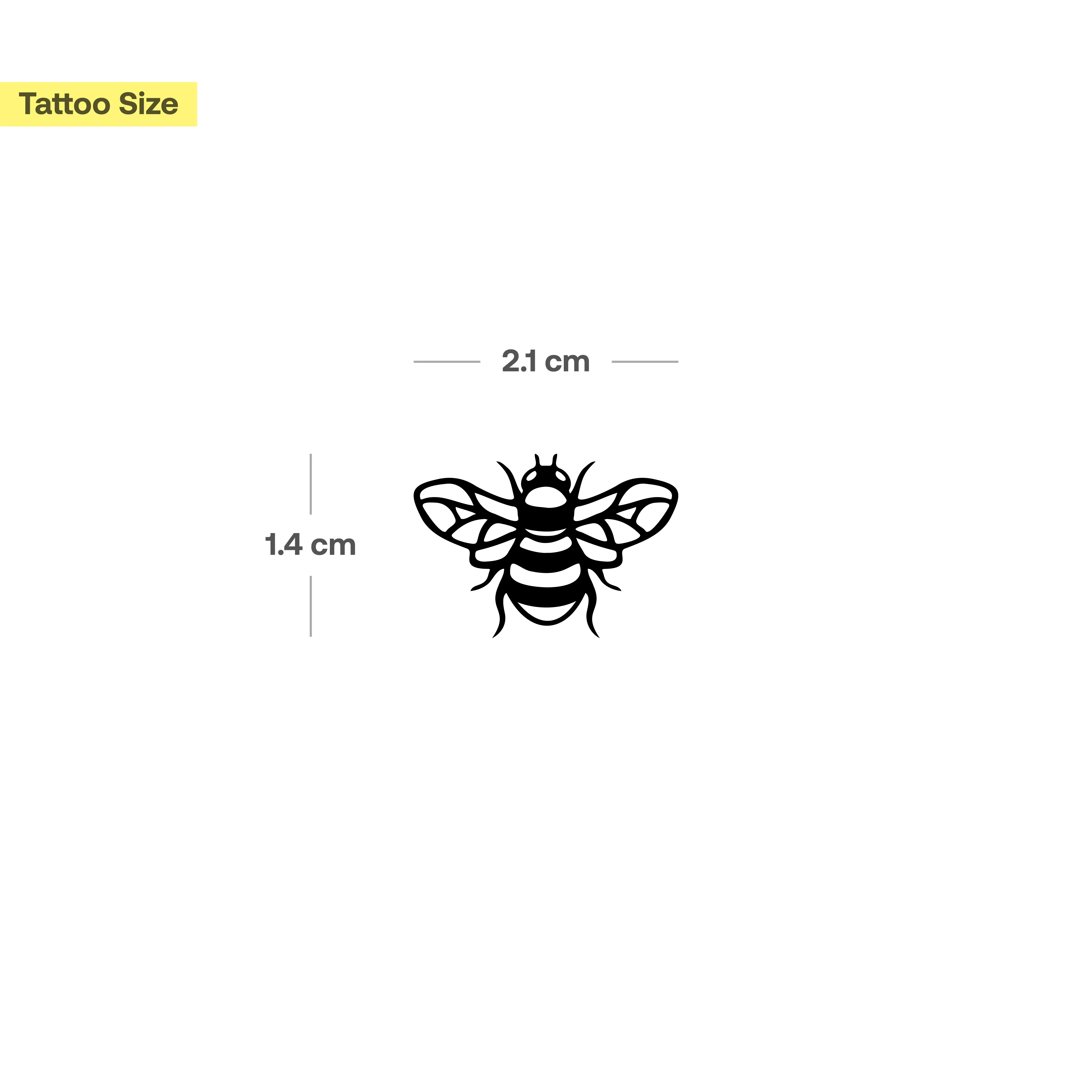 tatouage d'abeille  - Image 3