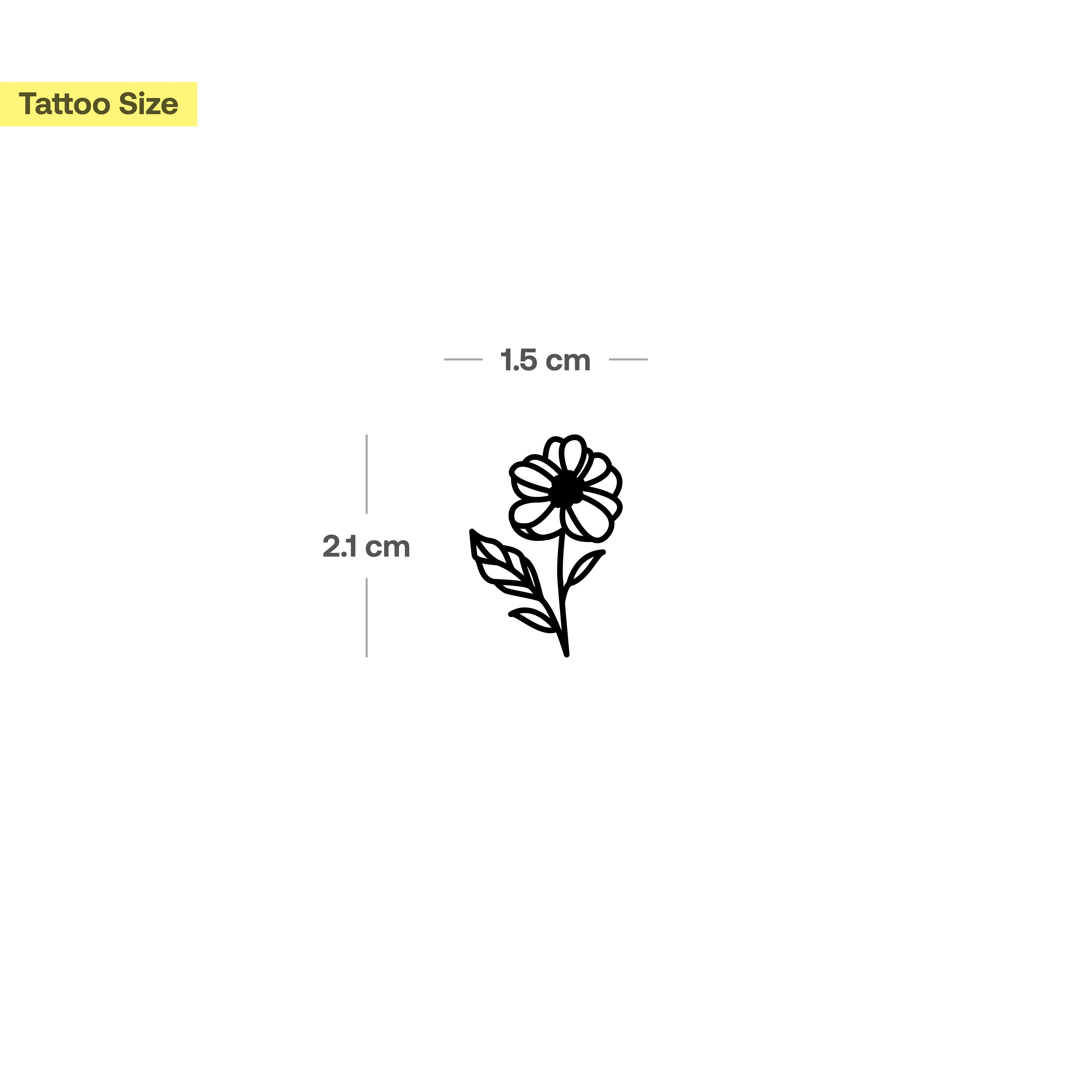 Fleur avec Feuilles - Image 3