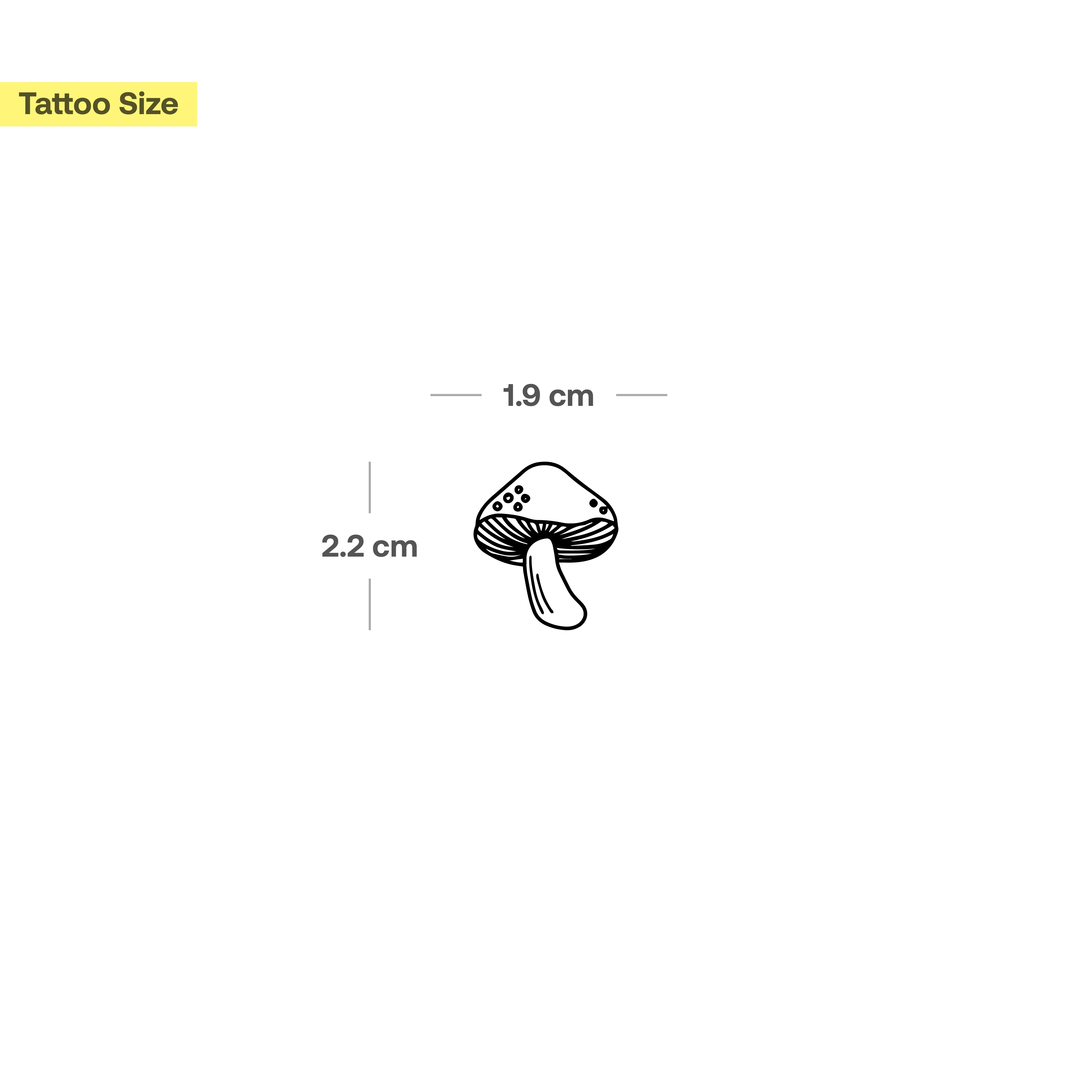 Tatouage Champignon - Image 3