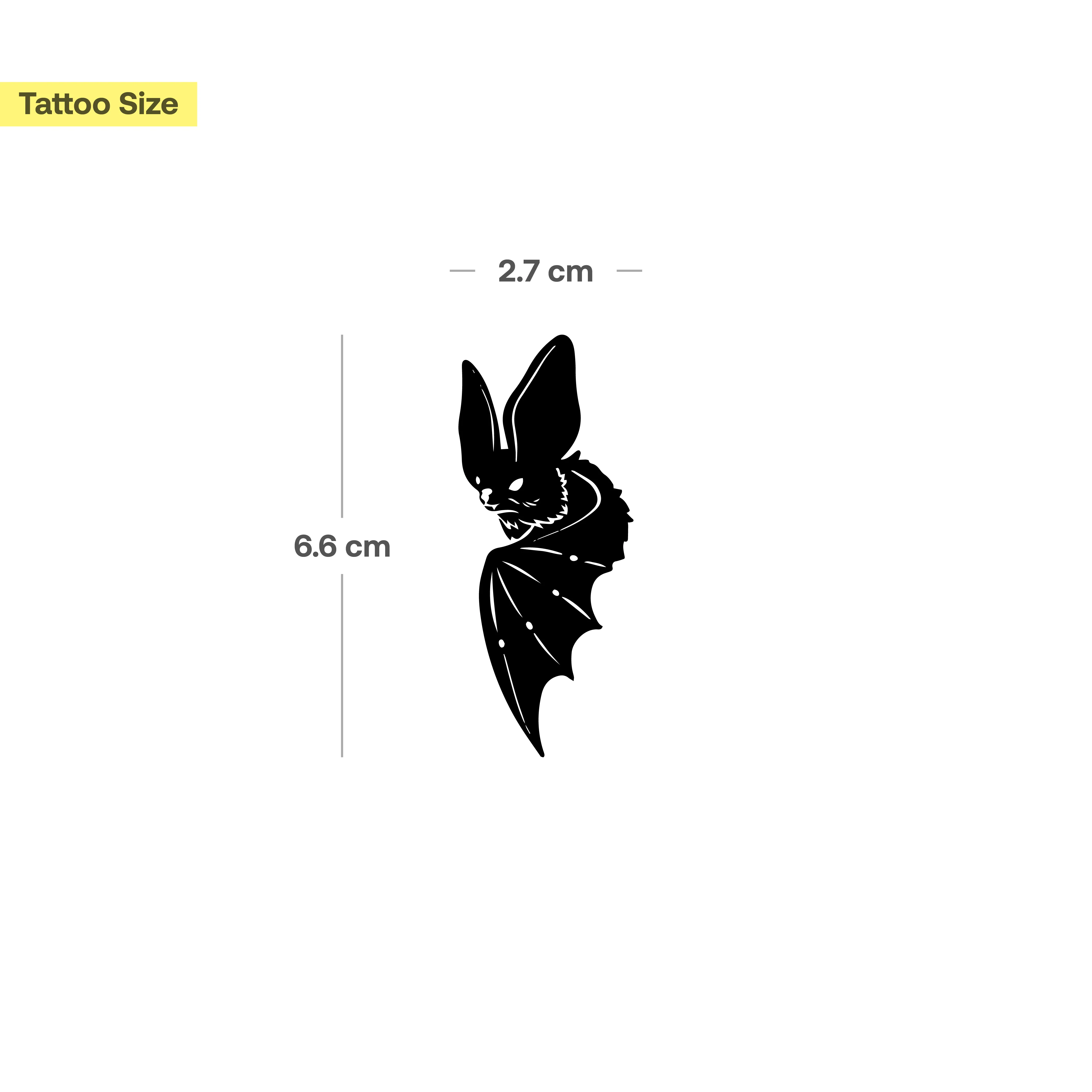 Tatouage Chauve-souris Sombre - Image 3