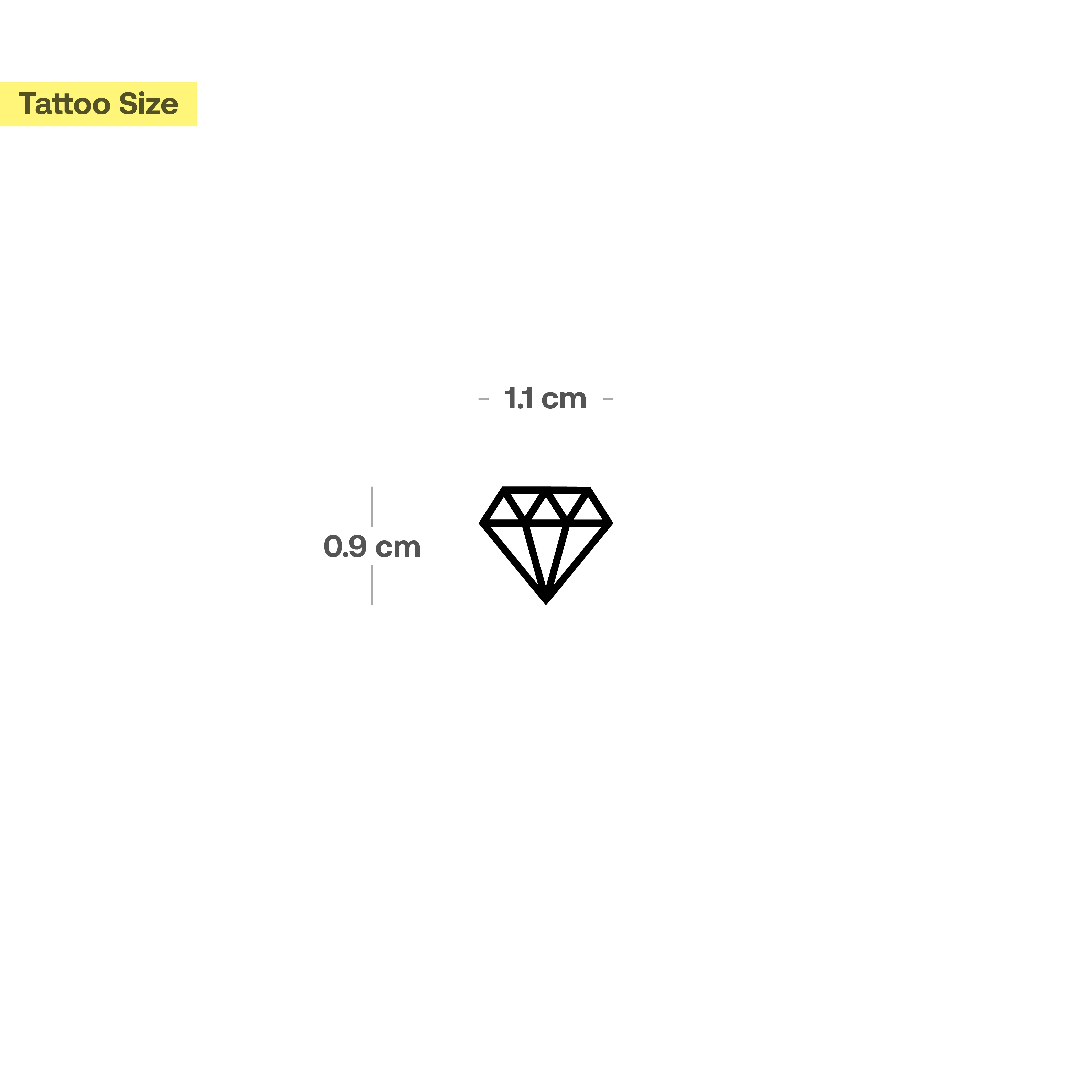 tatouage de diamant  - Image 3