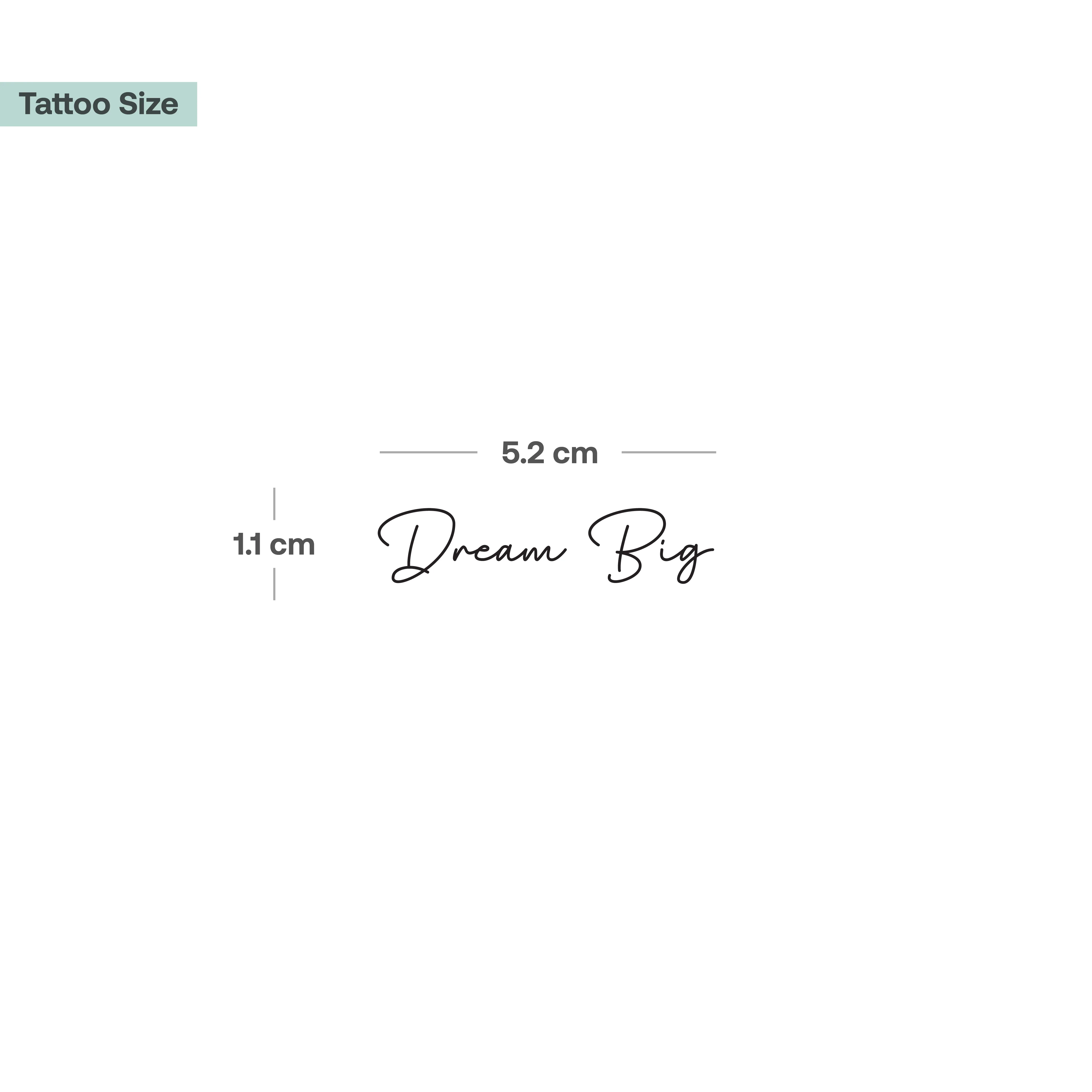 Tatouage Dream Big - Image 3
