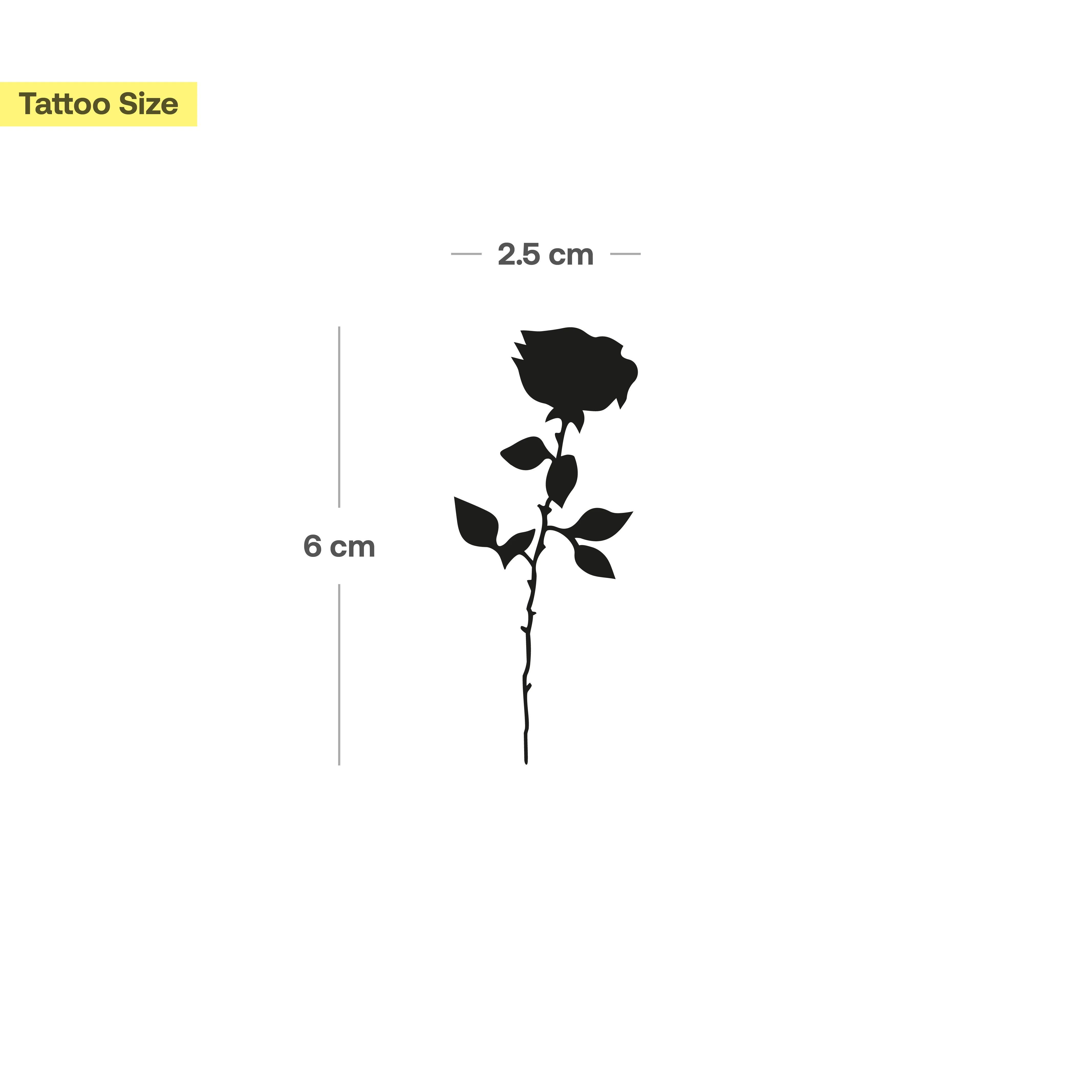 Tatouage Rose remplie - Image 3