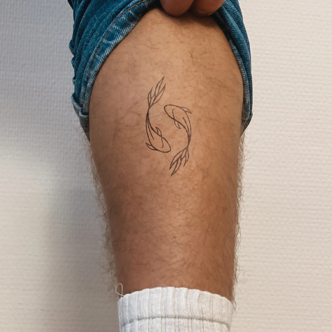 Tatouage Poissons Opposé  - Image 4