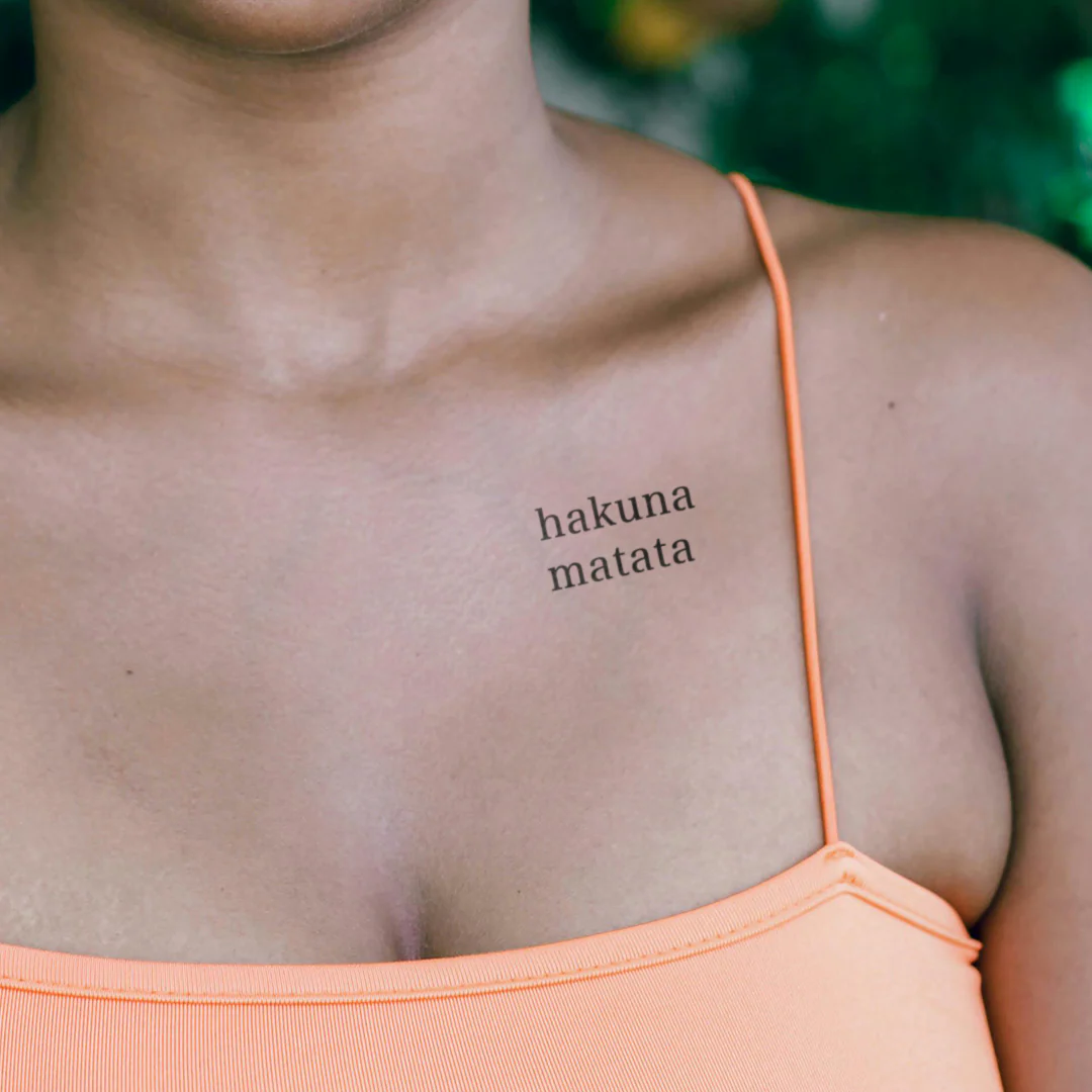 Tatouage Hakuna Matata - Image 4