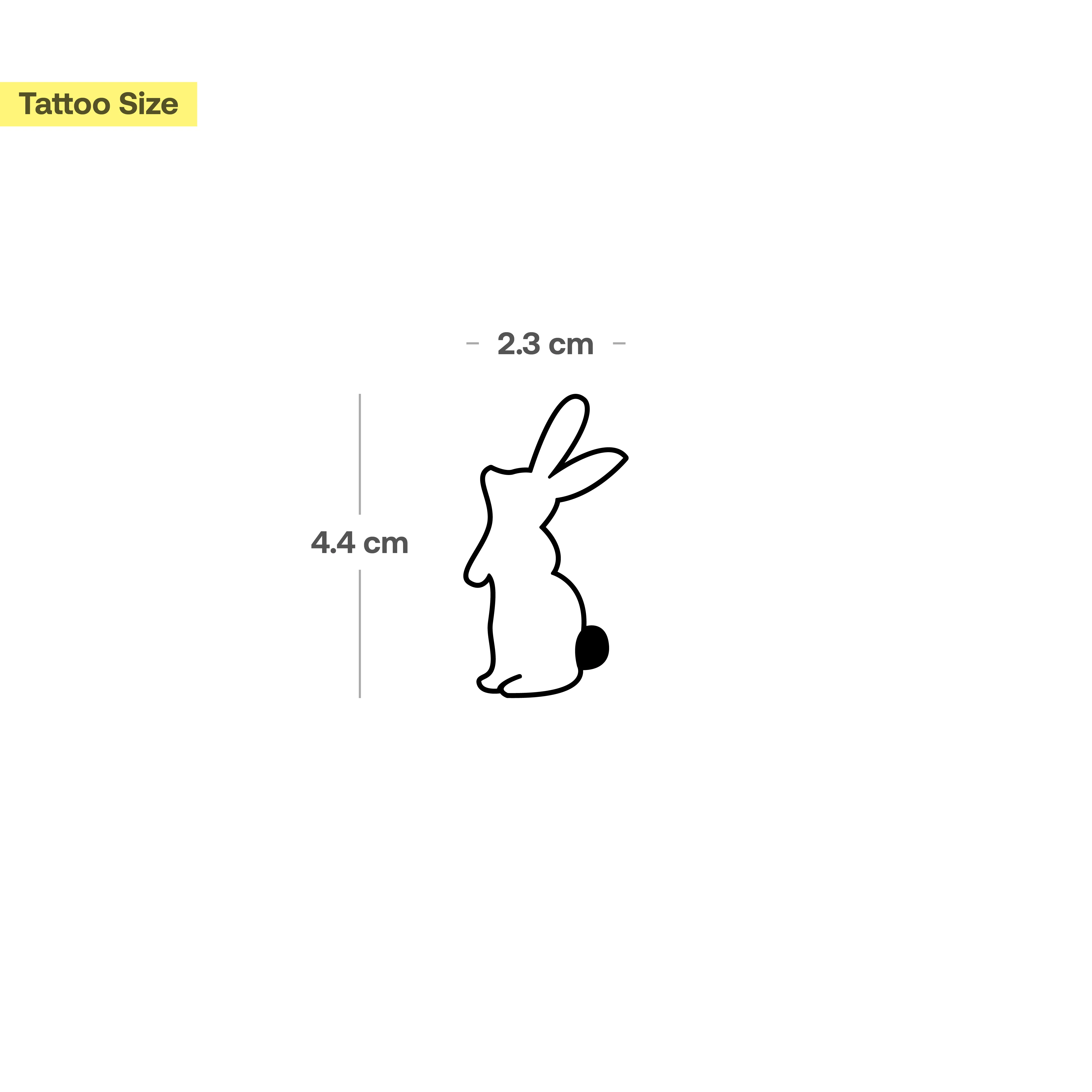 silhouette de lapin  - Image 3