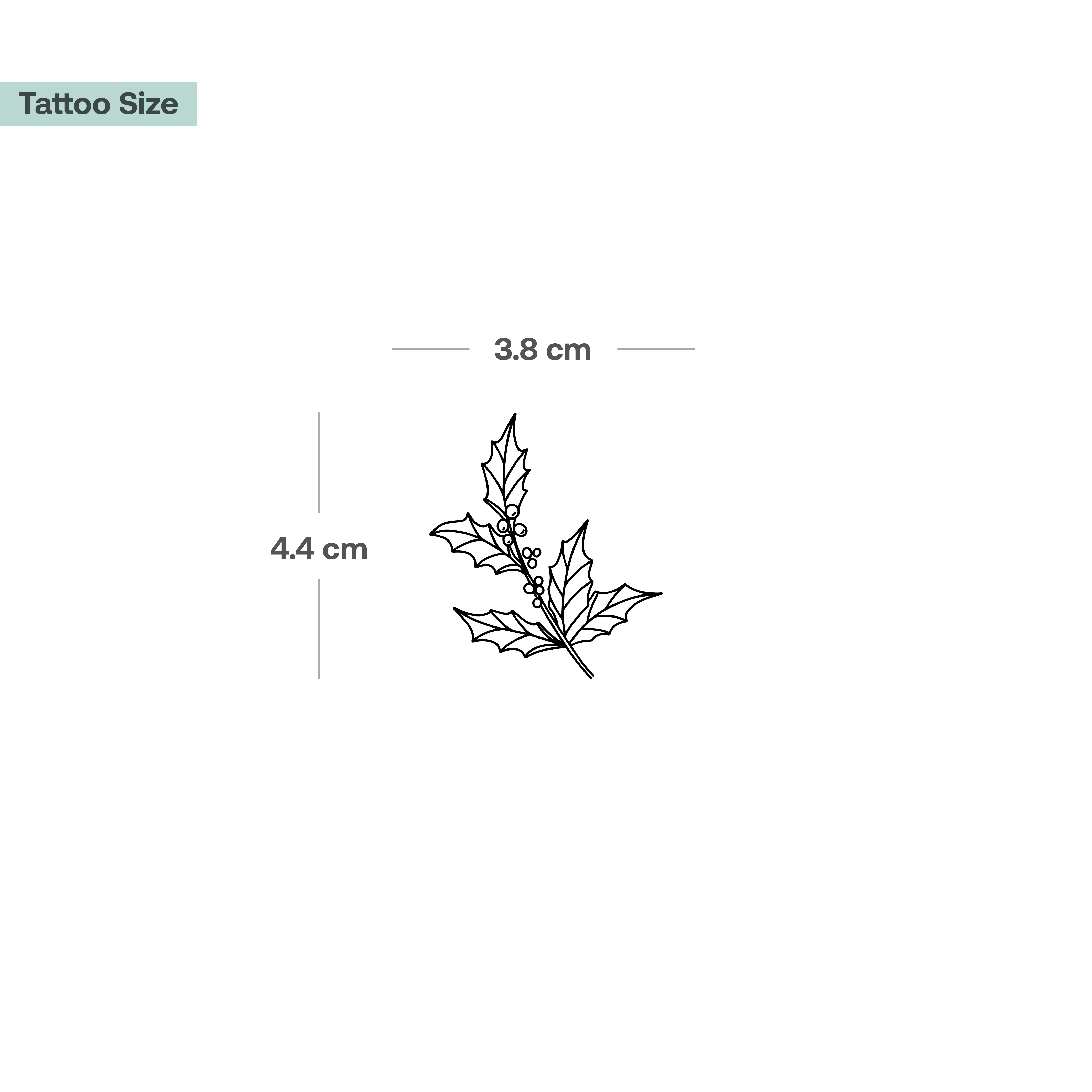 Tatouage de houx - Image 3
