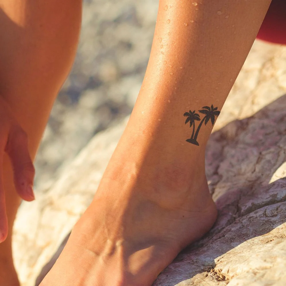 Tatouage Double Palmier