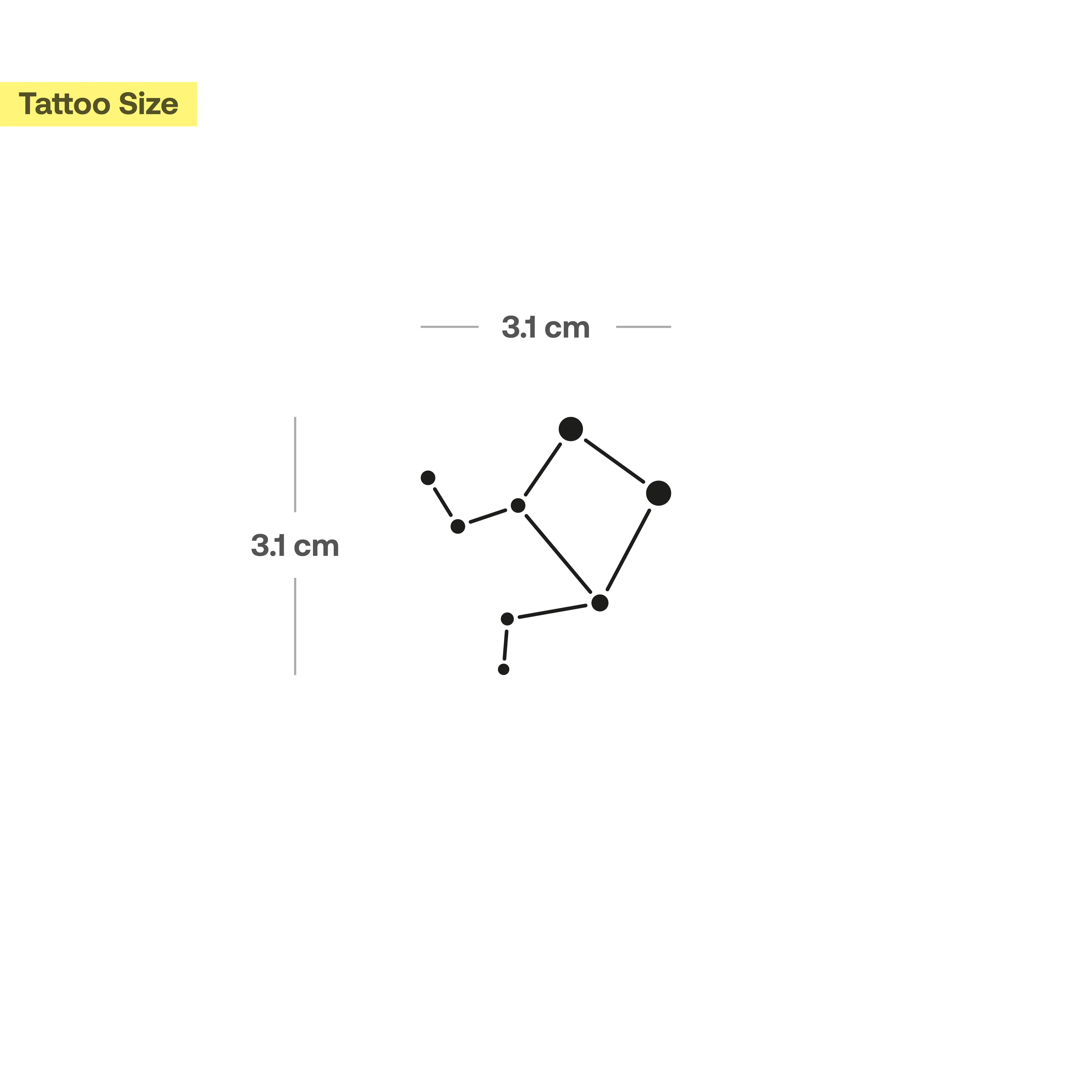Le tatouage de la constellation de la Balance  - Image 3
