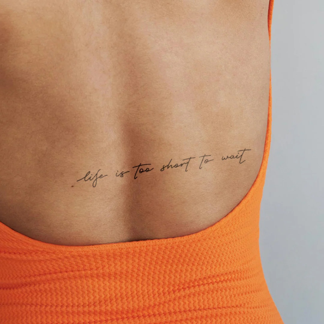 life ist too short to wait