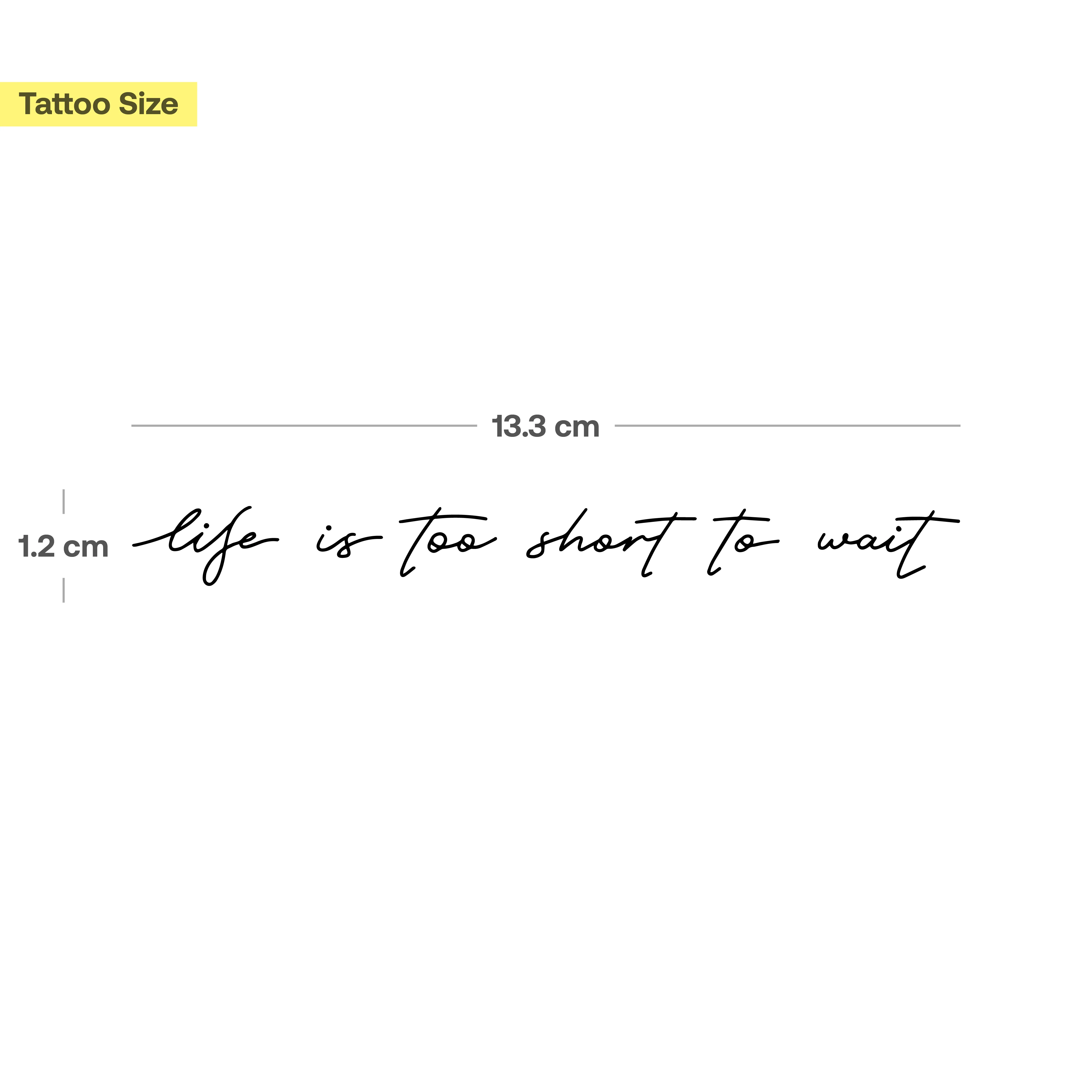life ist too short to wait - Image 3