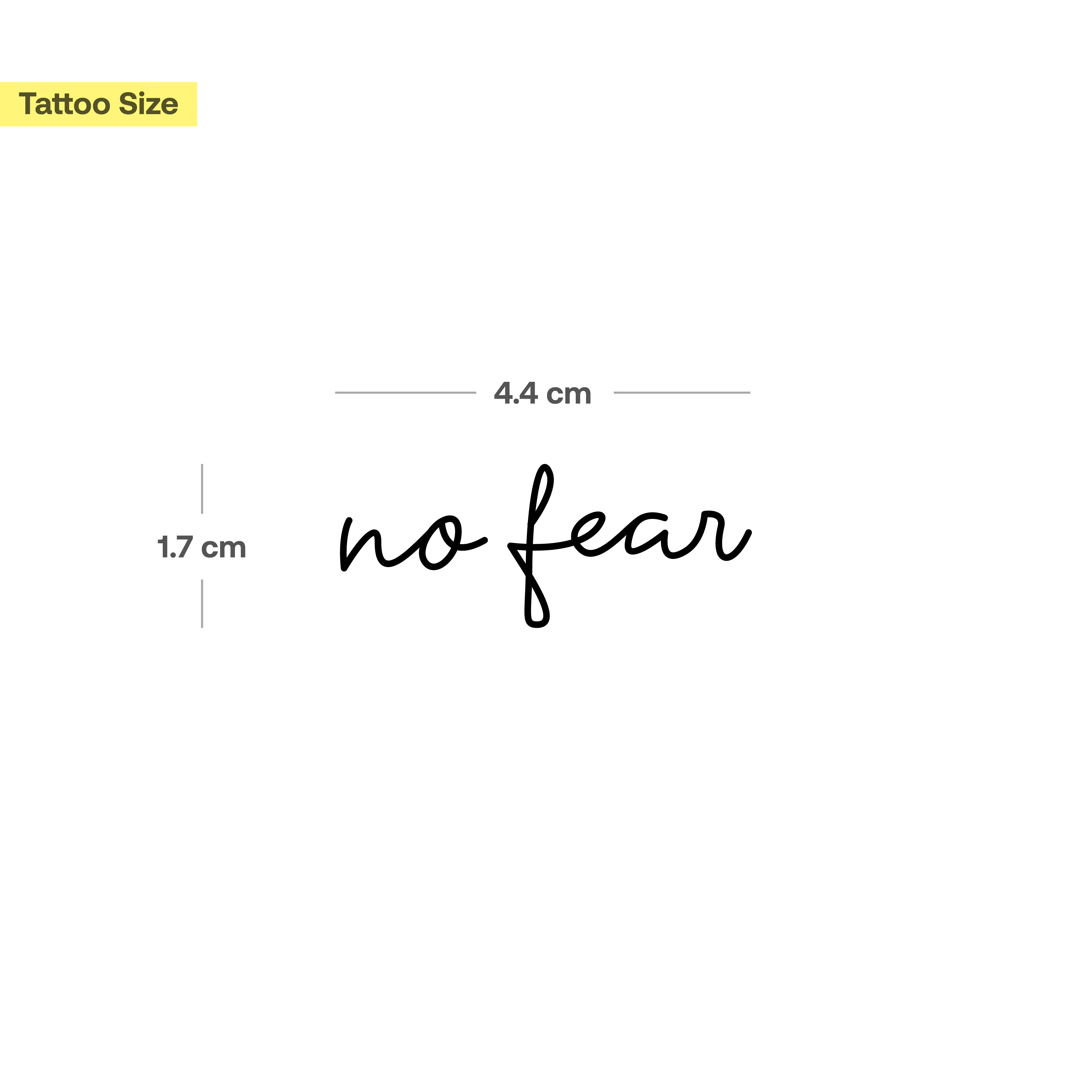 No fear Tatouage  - Image 3