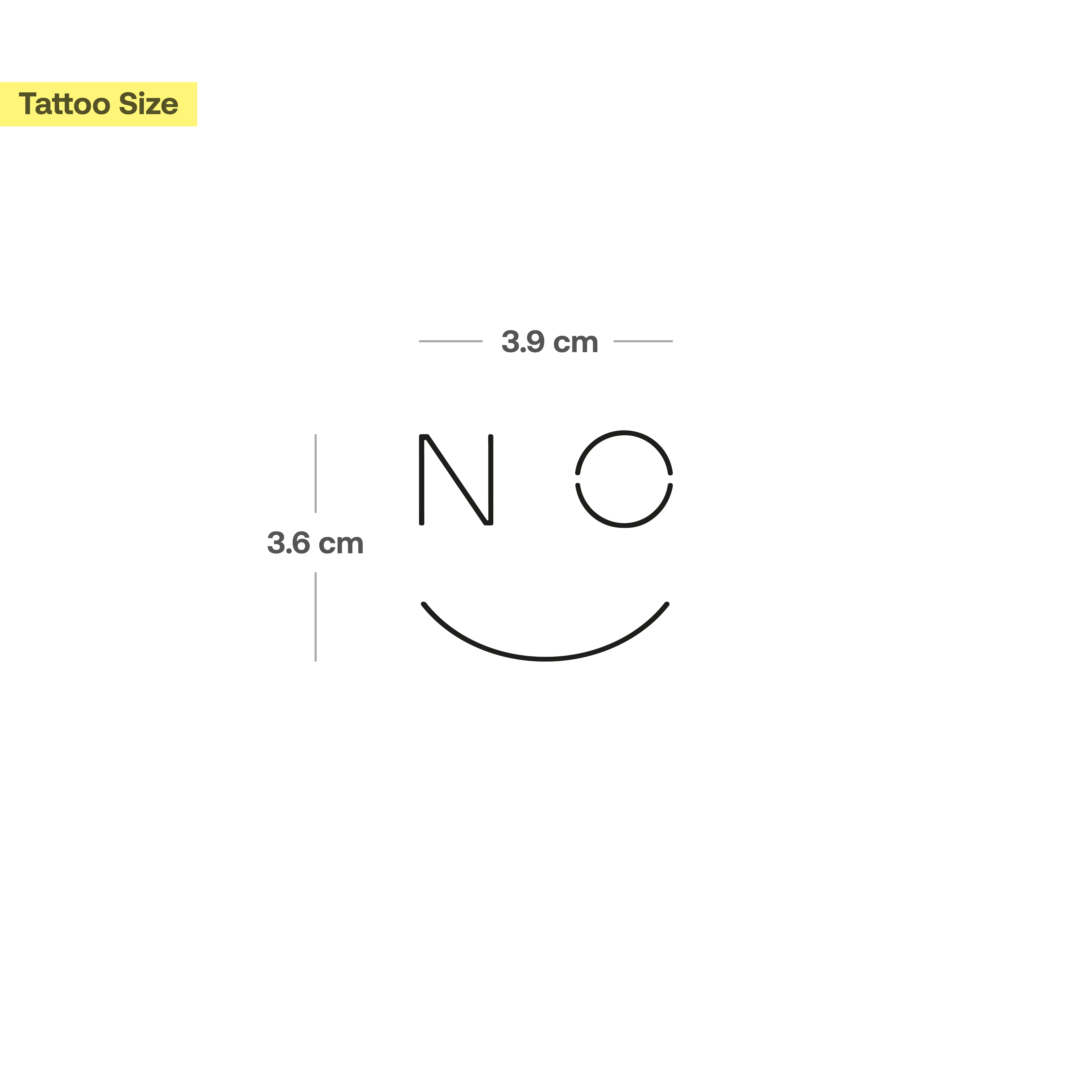 Pas de tatouage de smiley - Image 3