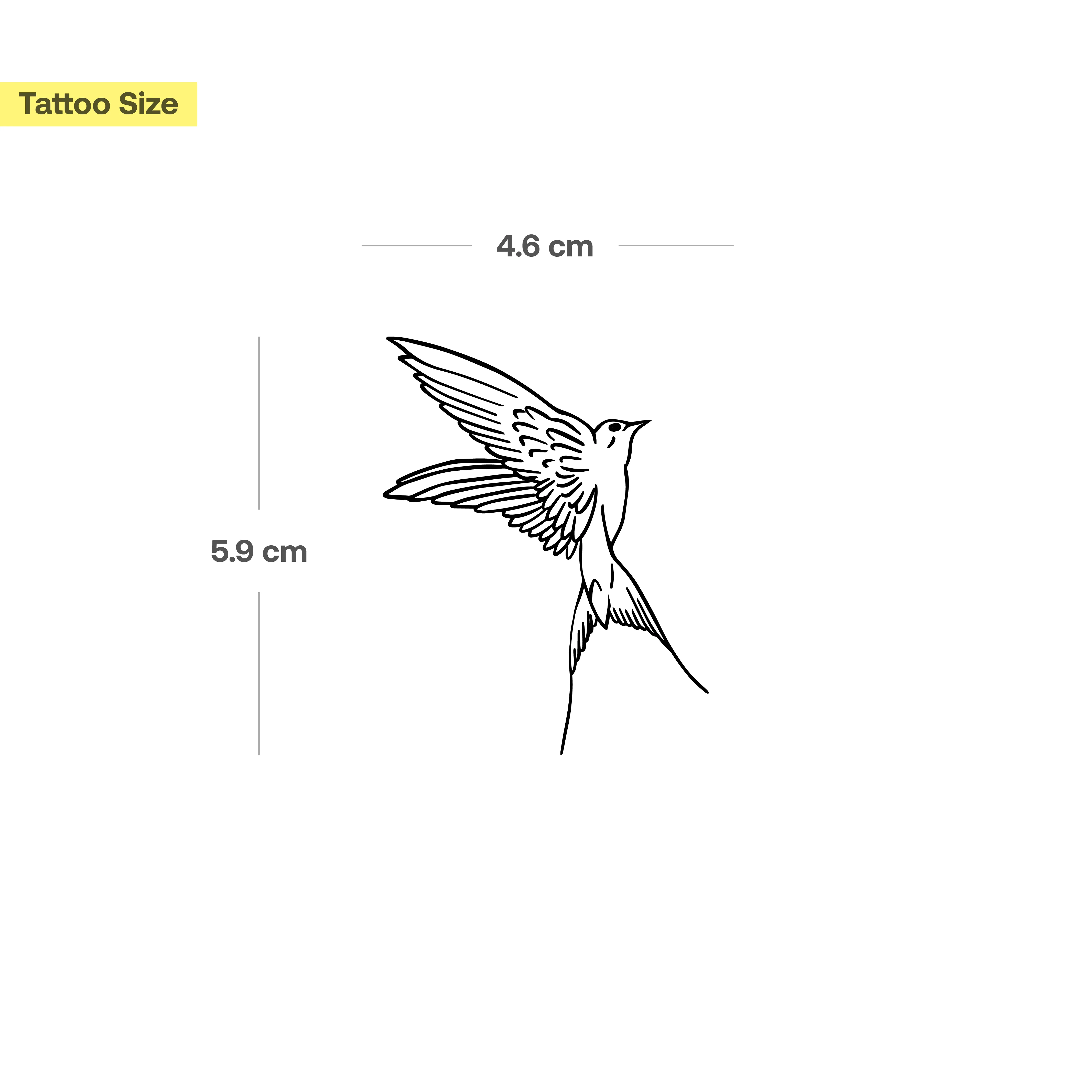 Tatouage de petit oiseau - Image 3