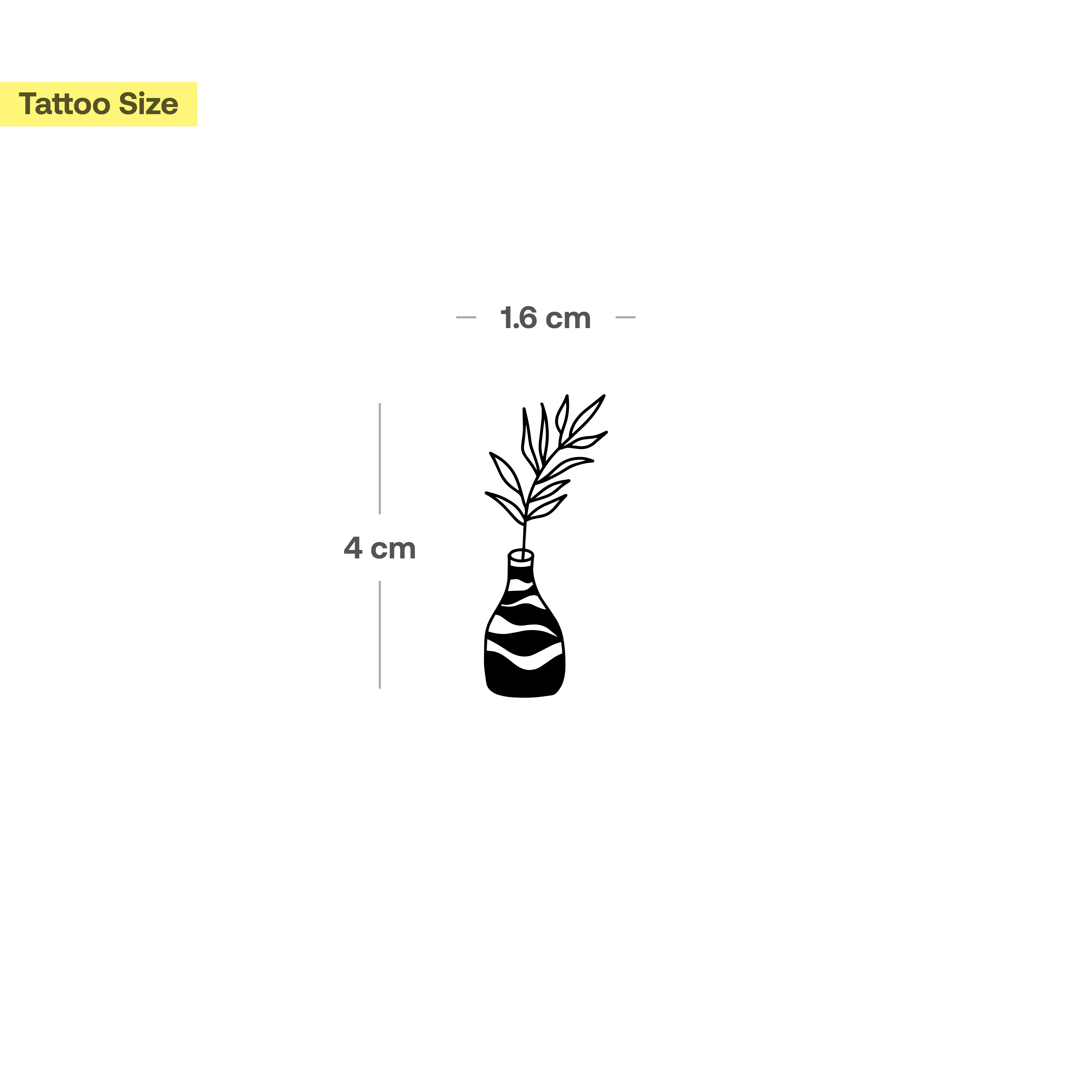 Petit vase zébré - Image 3