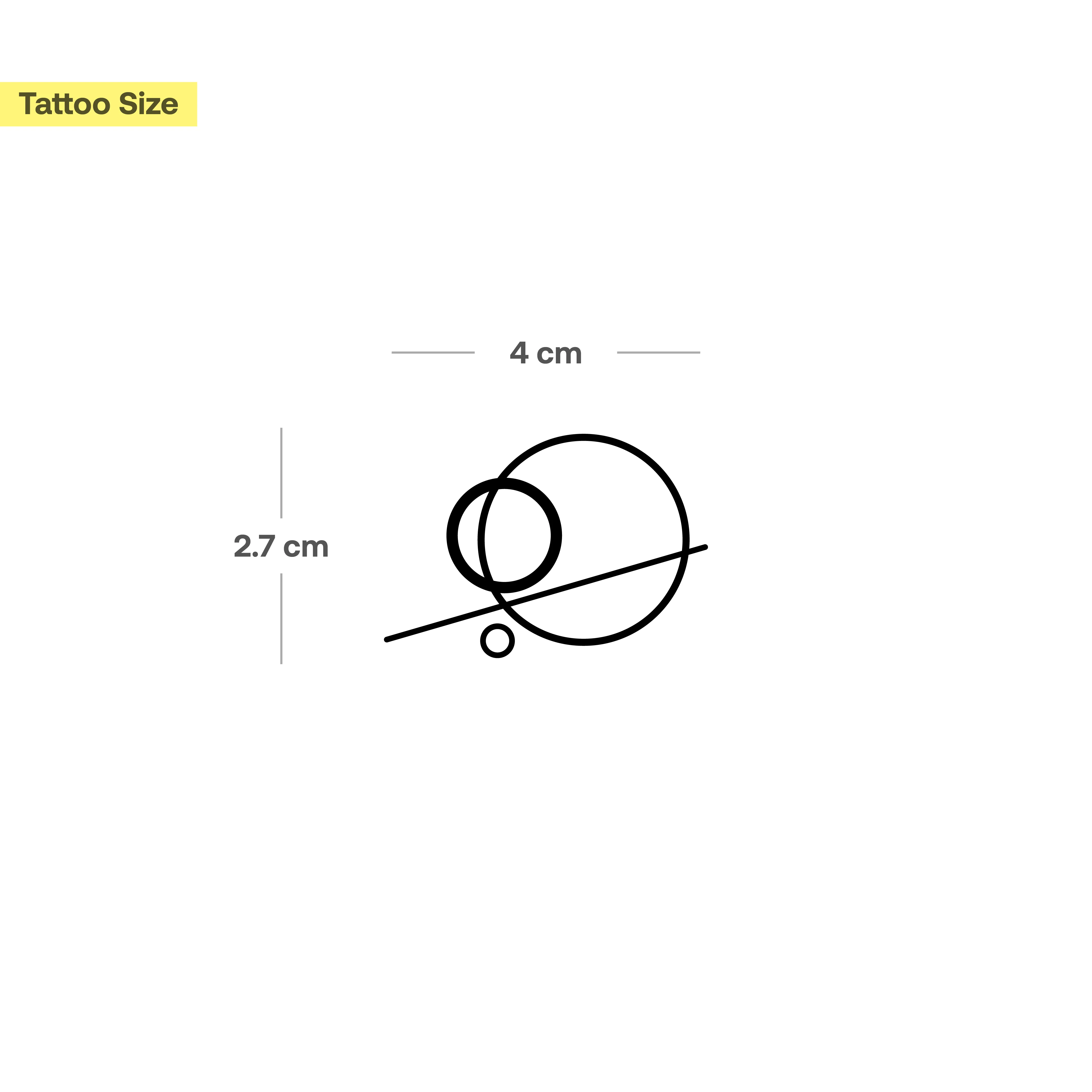 Tatouage de cercles planétaires - Image 3