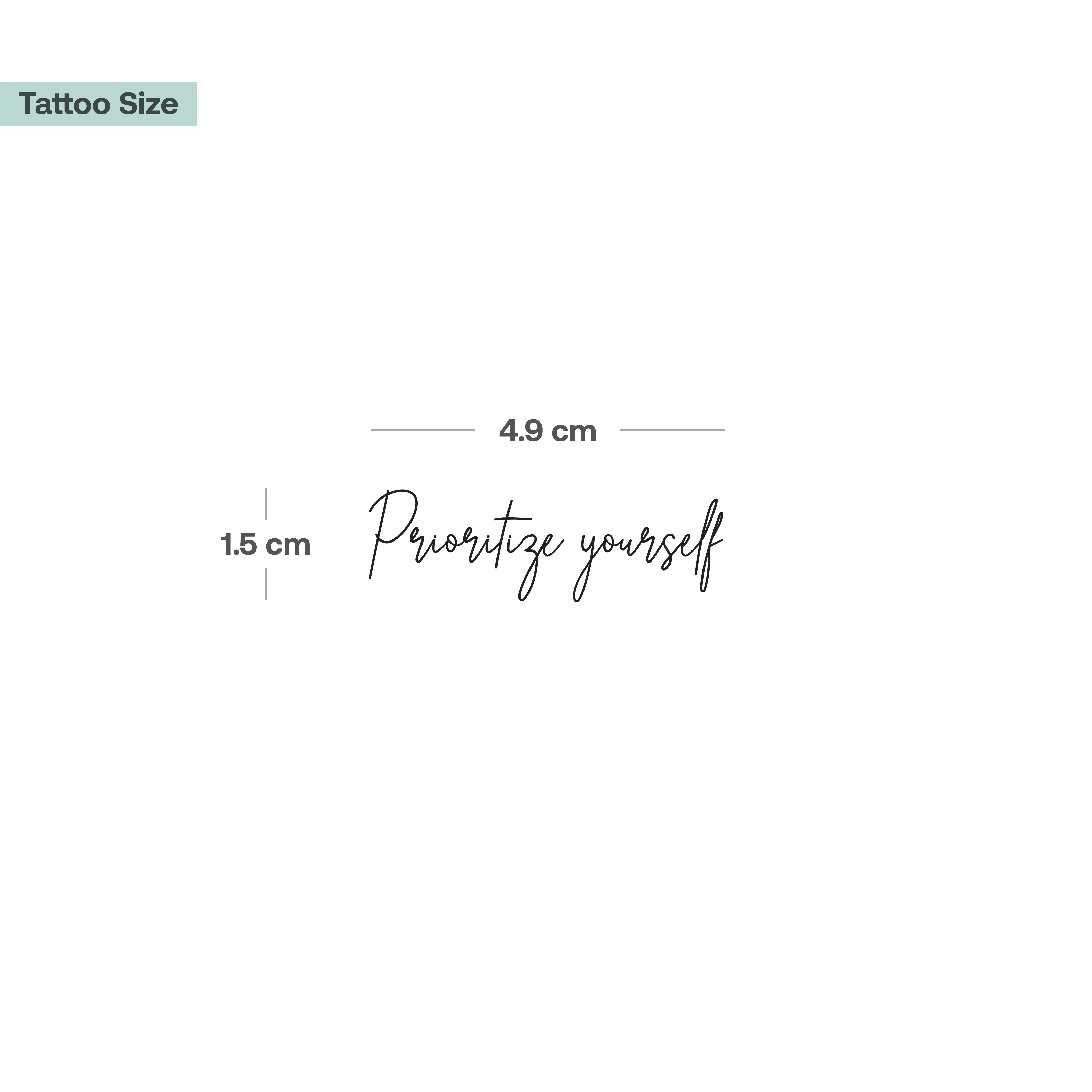 Tatouage Prioritize yourself - Image 3