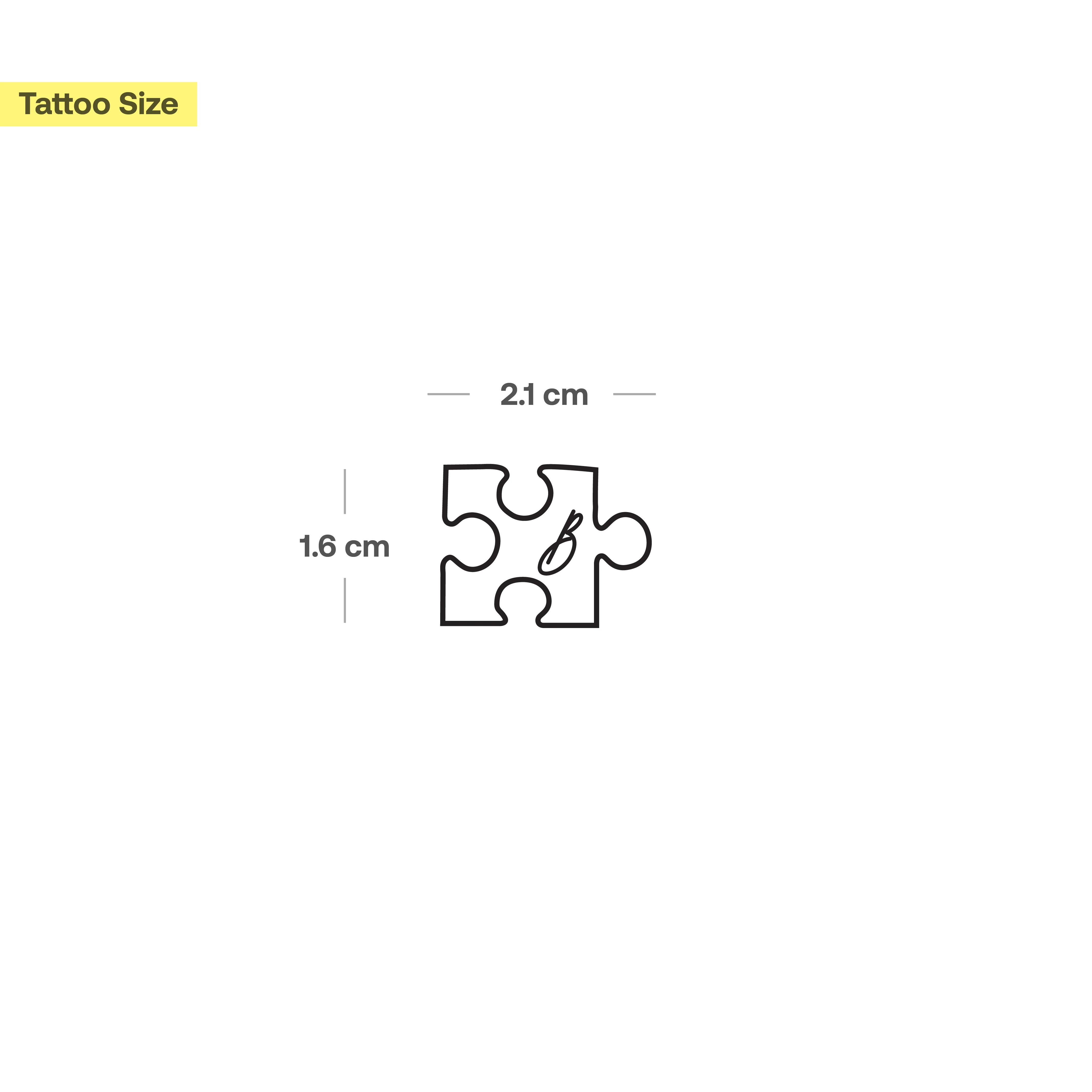 pièce de puzzle avec initiales (A-Z) - Image 6