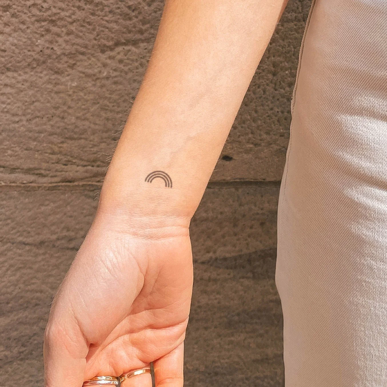 Tatouage arc-en-ciel