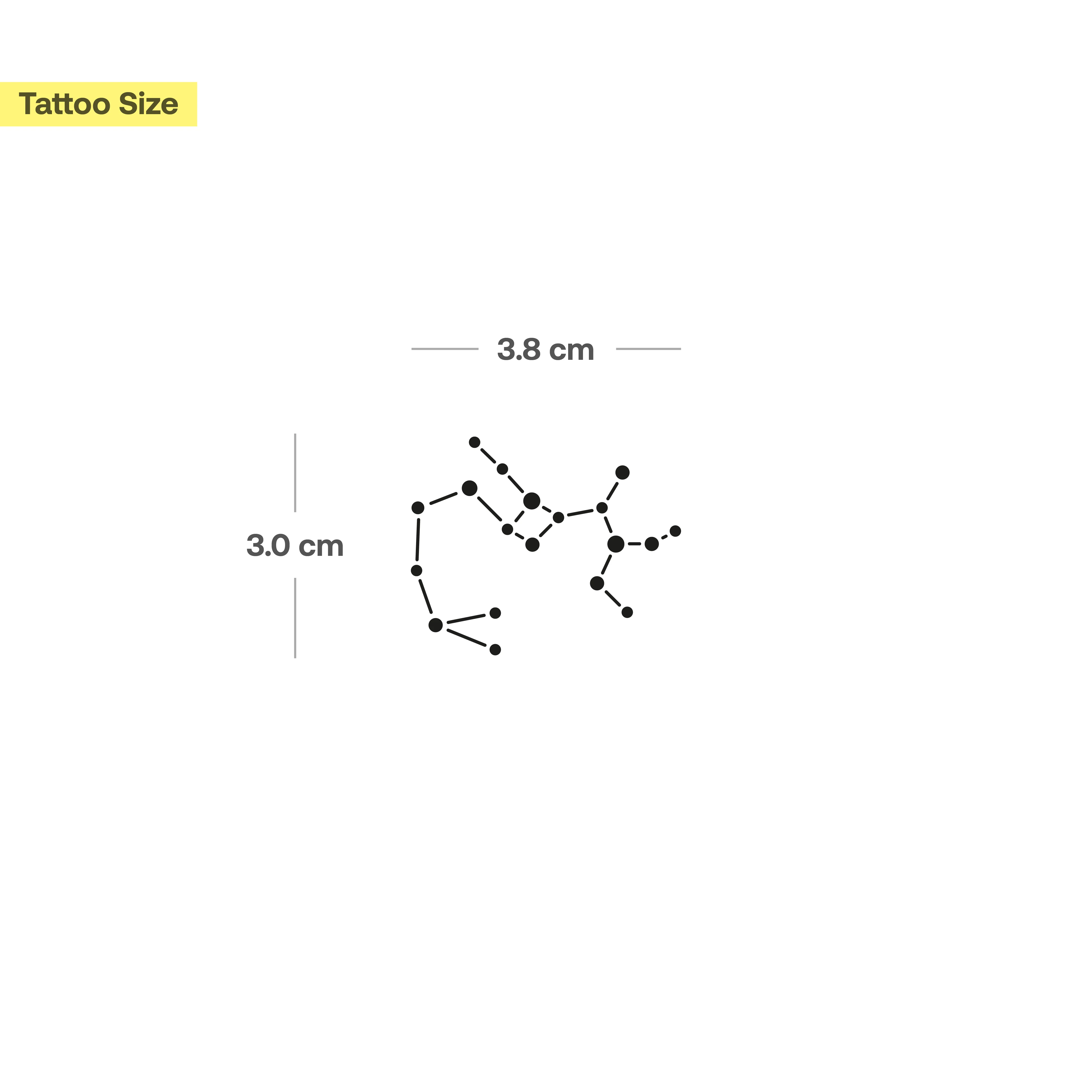Le tatouage de la constellation du Sagittaire - Image 3