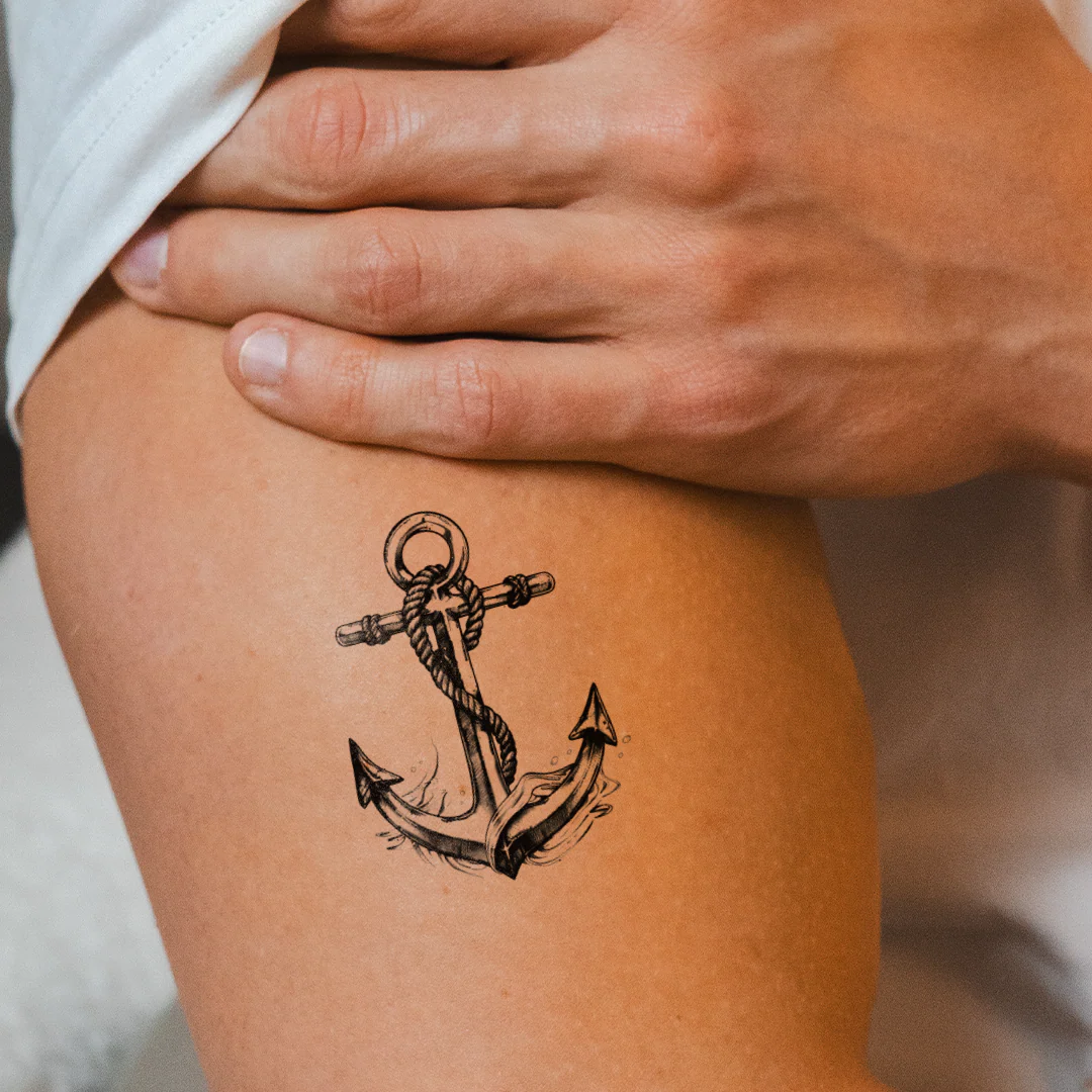 Tatouage Ancre des profondeurs