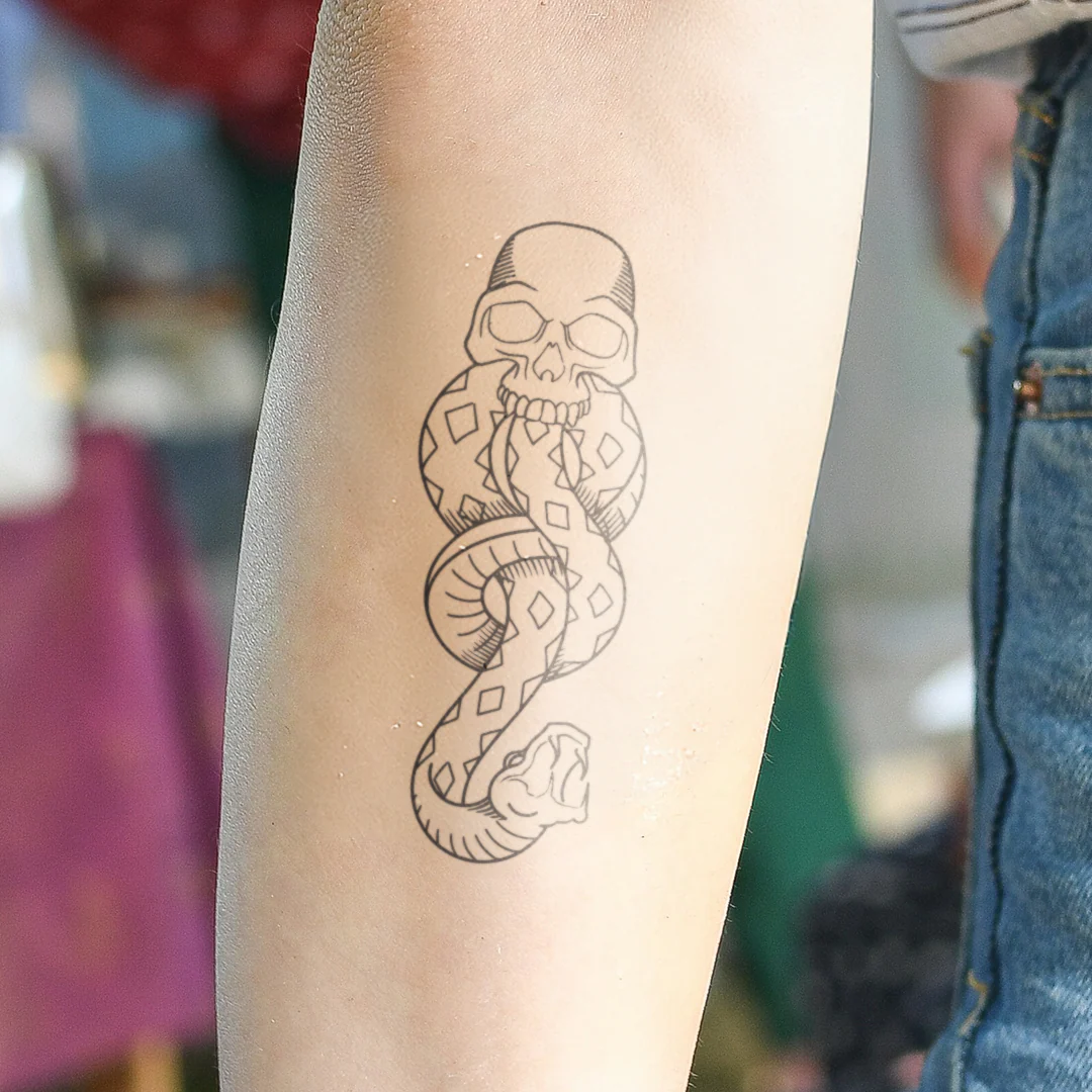 Tatouage Harry Potter la Marque des Ténèbres - Image 4
