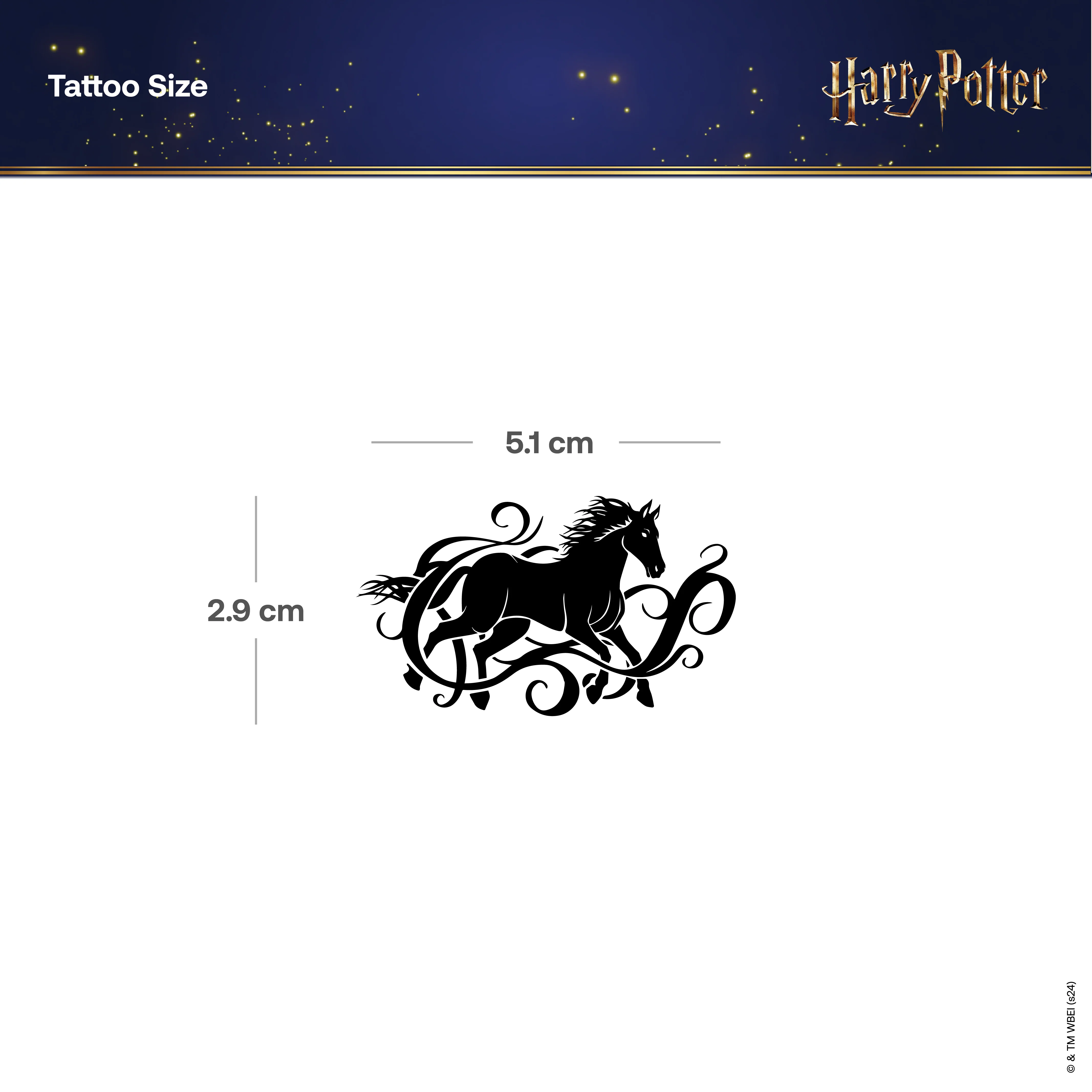 Tatouage Harry Potter Patronus Cheval - Image 3