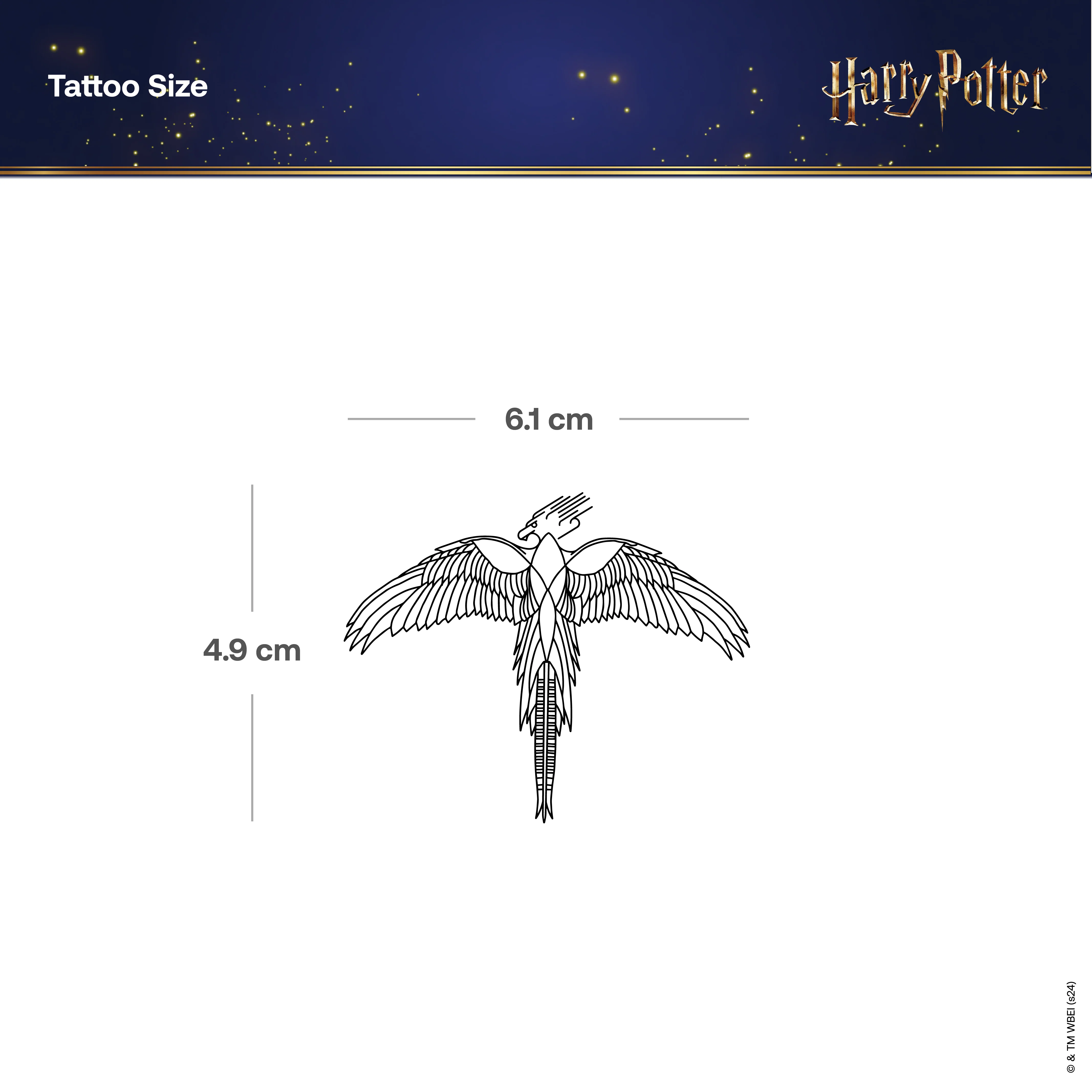 Tatouage Harry Potter Phénix - Image 3