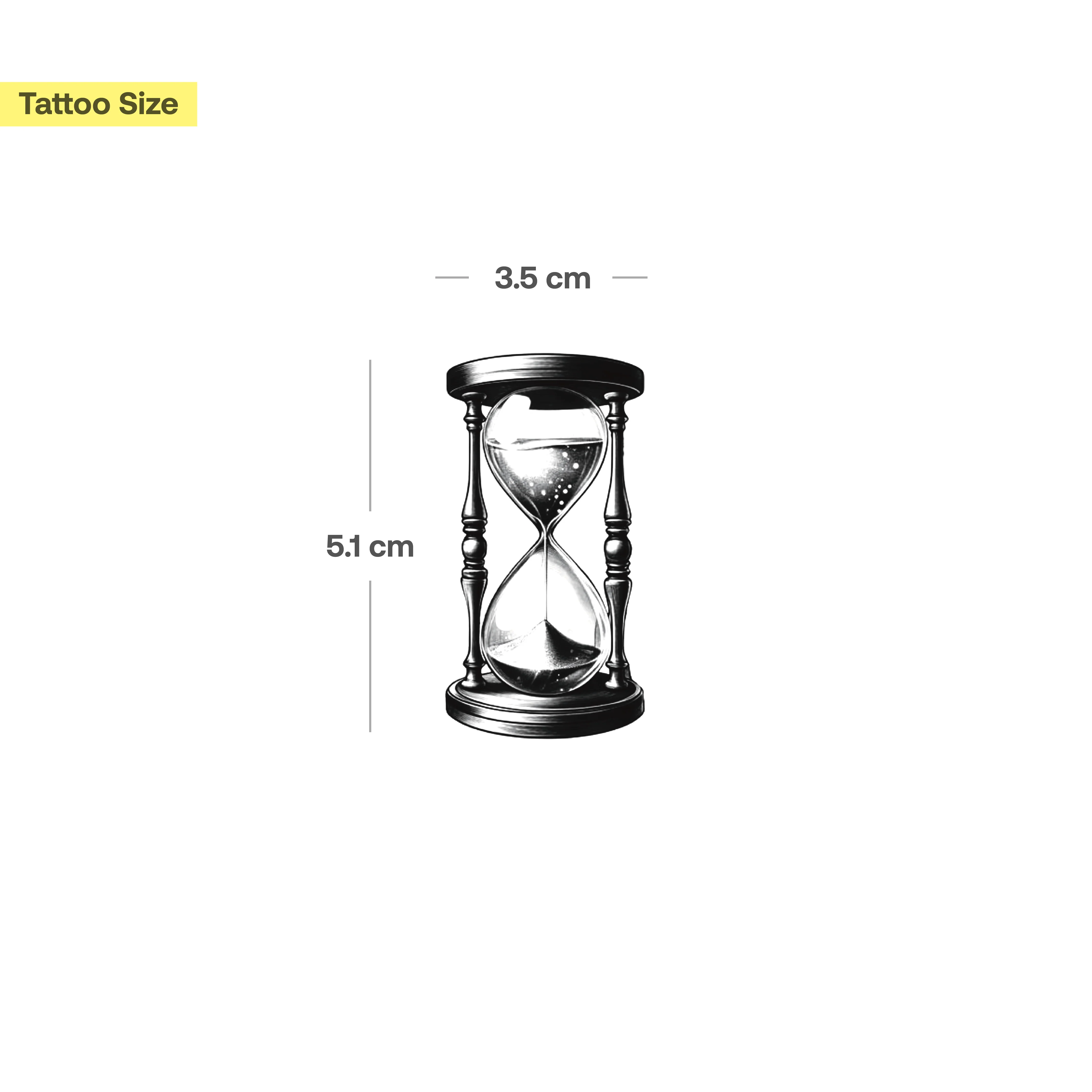 Tatouage Sablier - Image 3