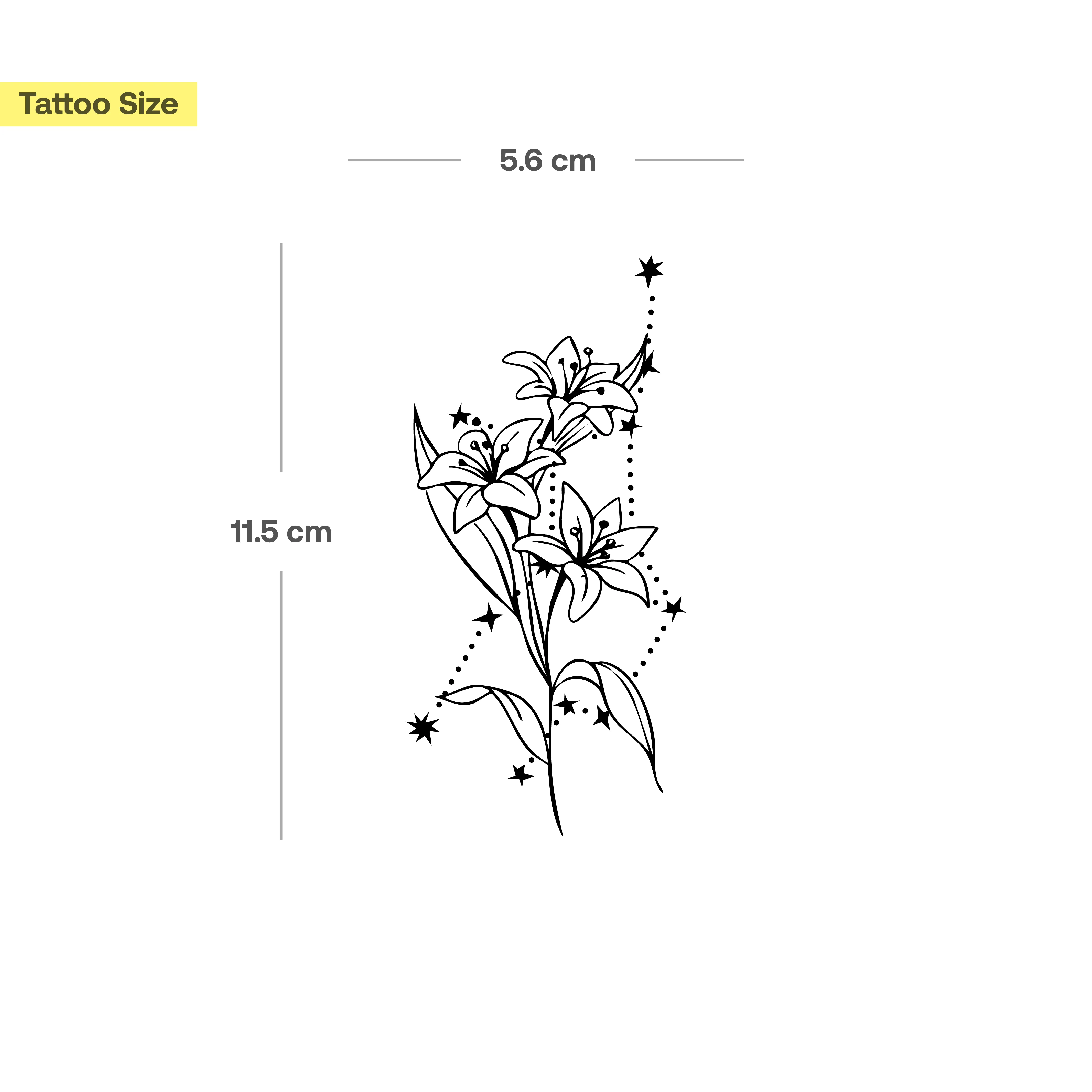 Tatouages Combinaison de Fleurs de Naissance et de Signes Astrologiques - Image 34