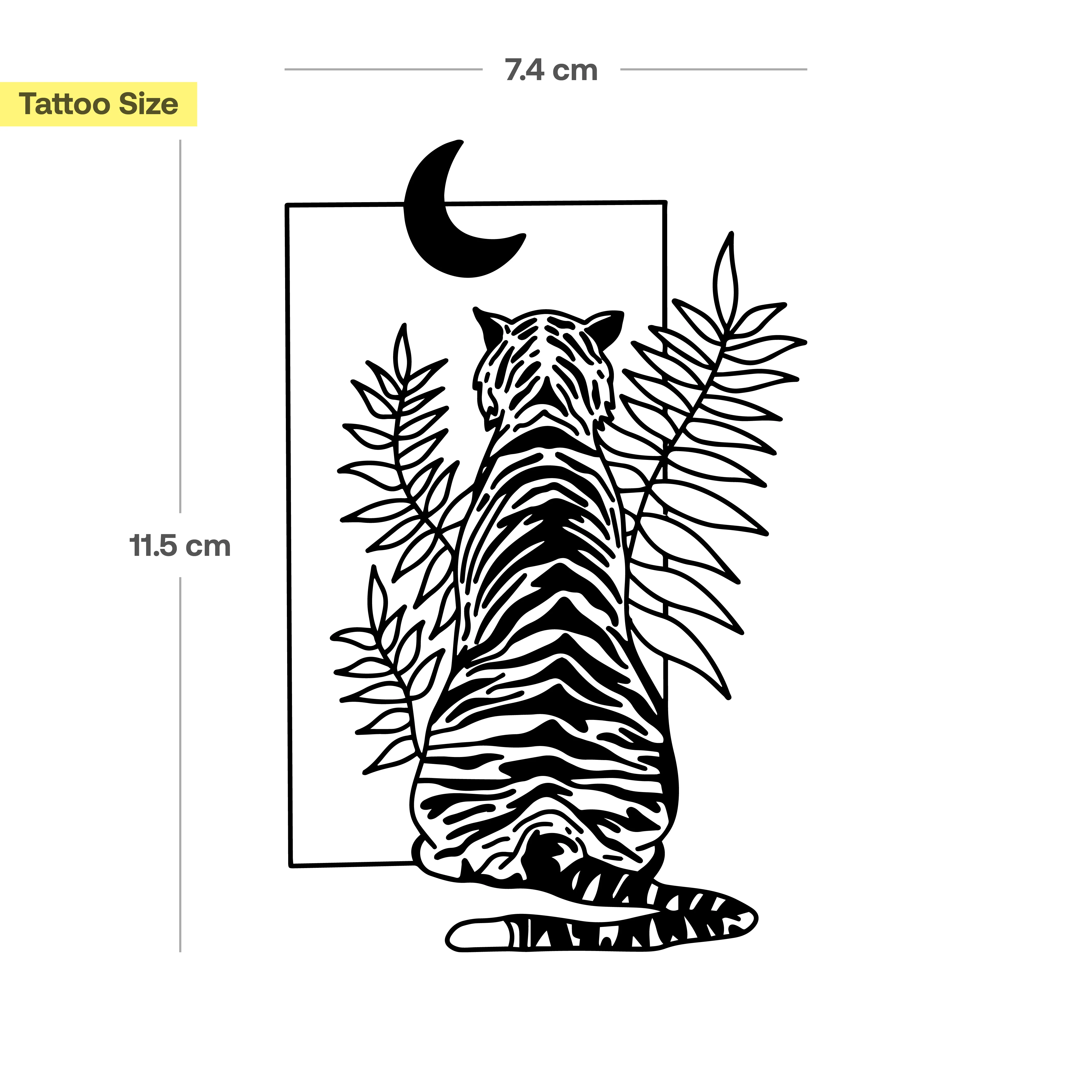 Tigre dans un rectangle - Image 3