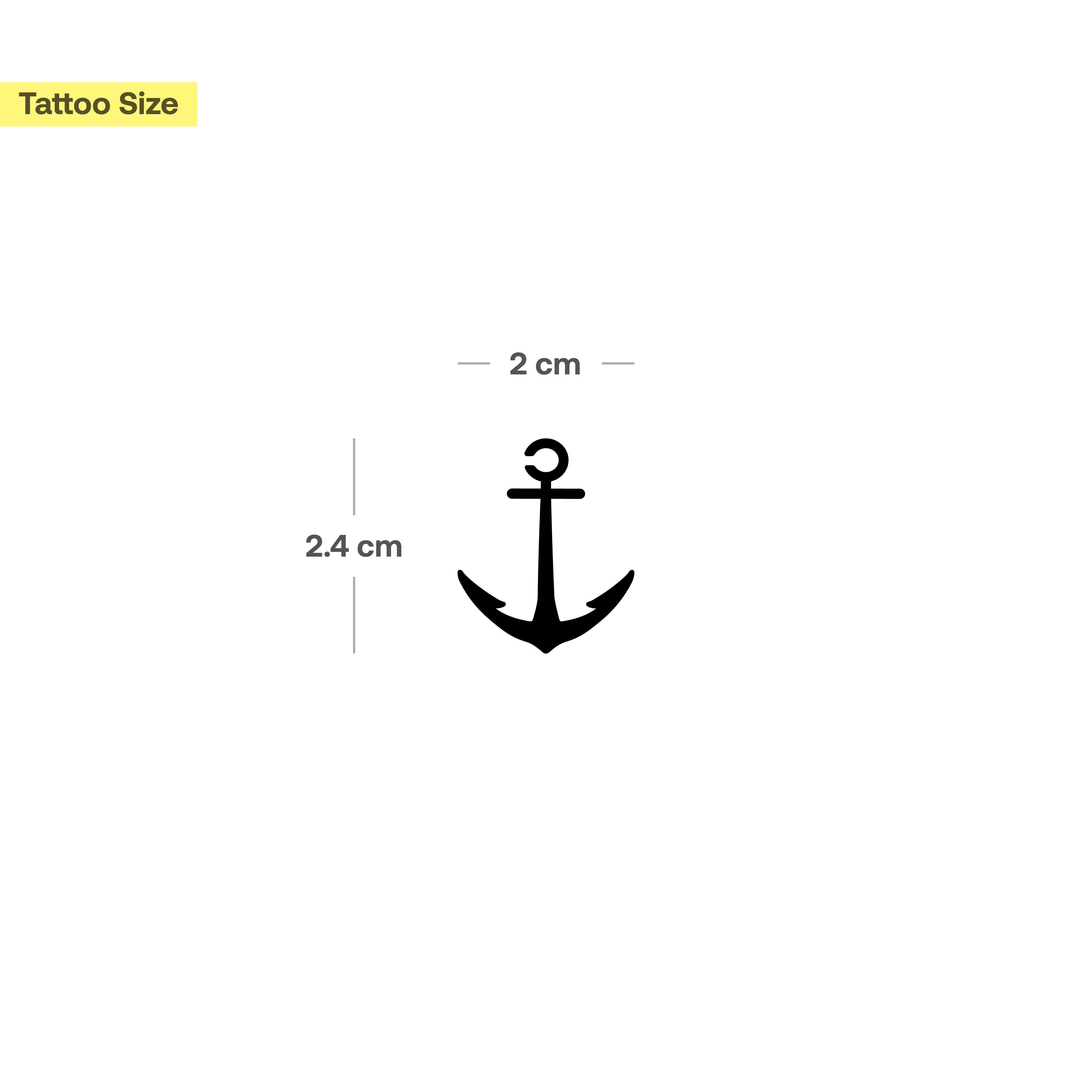 Tatouage Petite Ancre - Image 3