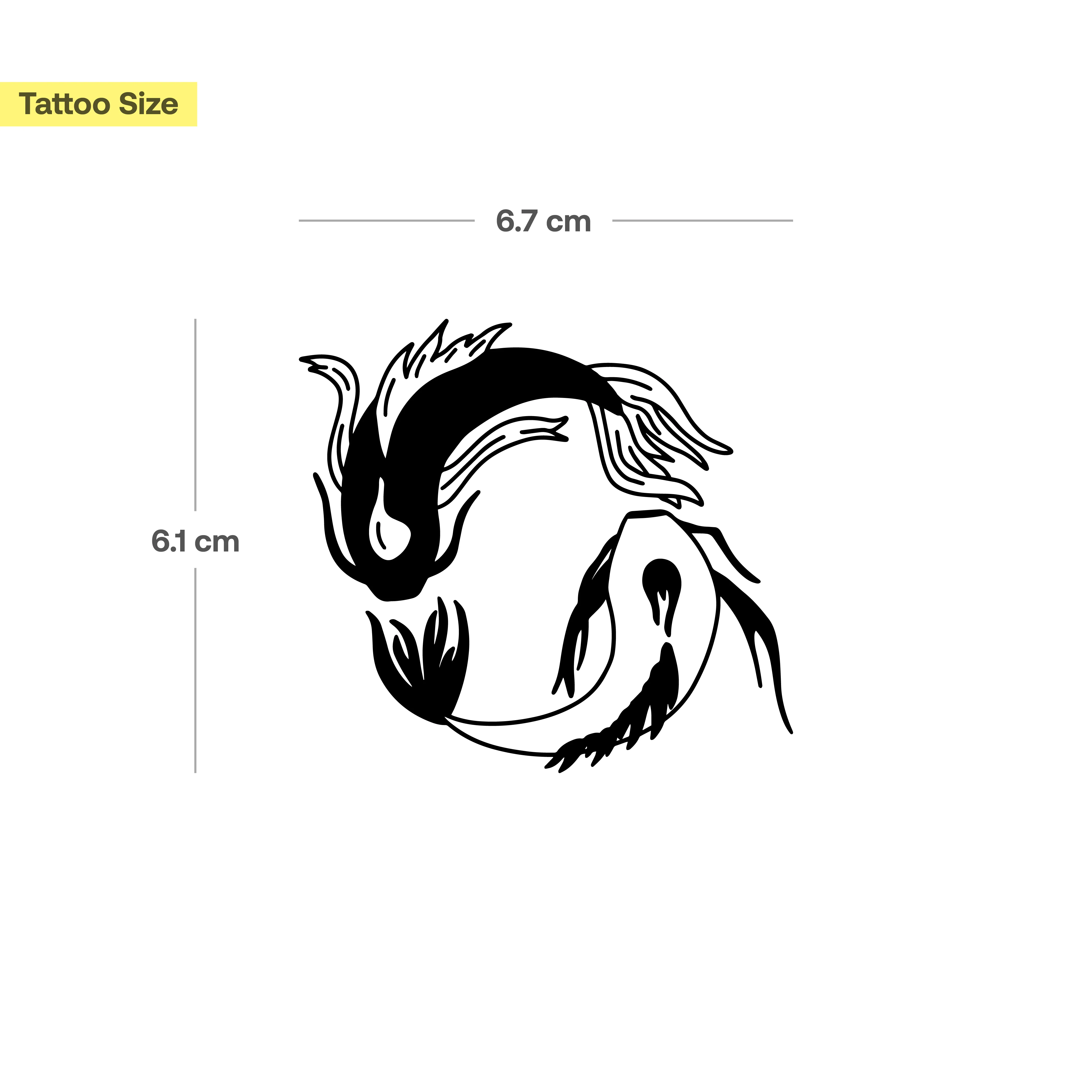 Yin et Yan en poissons - Image 3